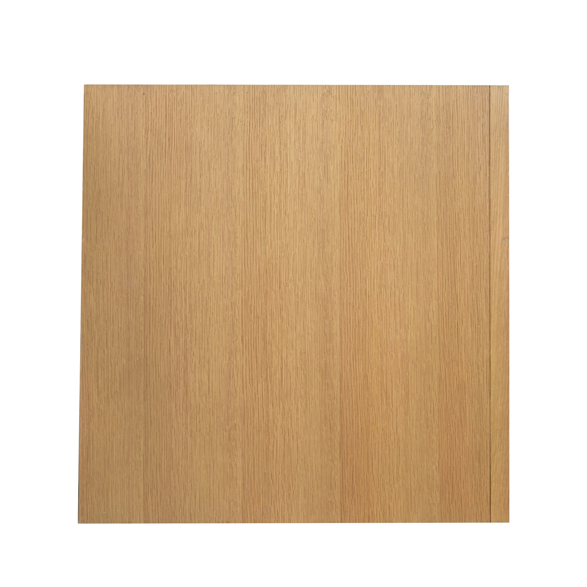 Square oak wood panel with a smooth natural finish highlighting fine grain patterns for flooring or cabinetry design