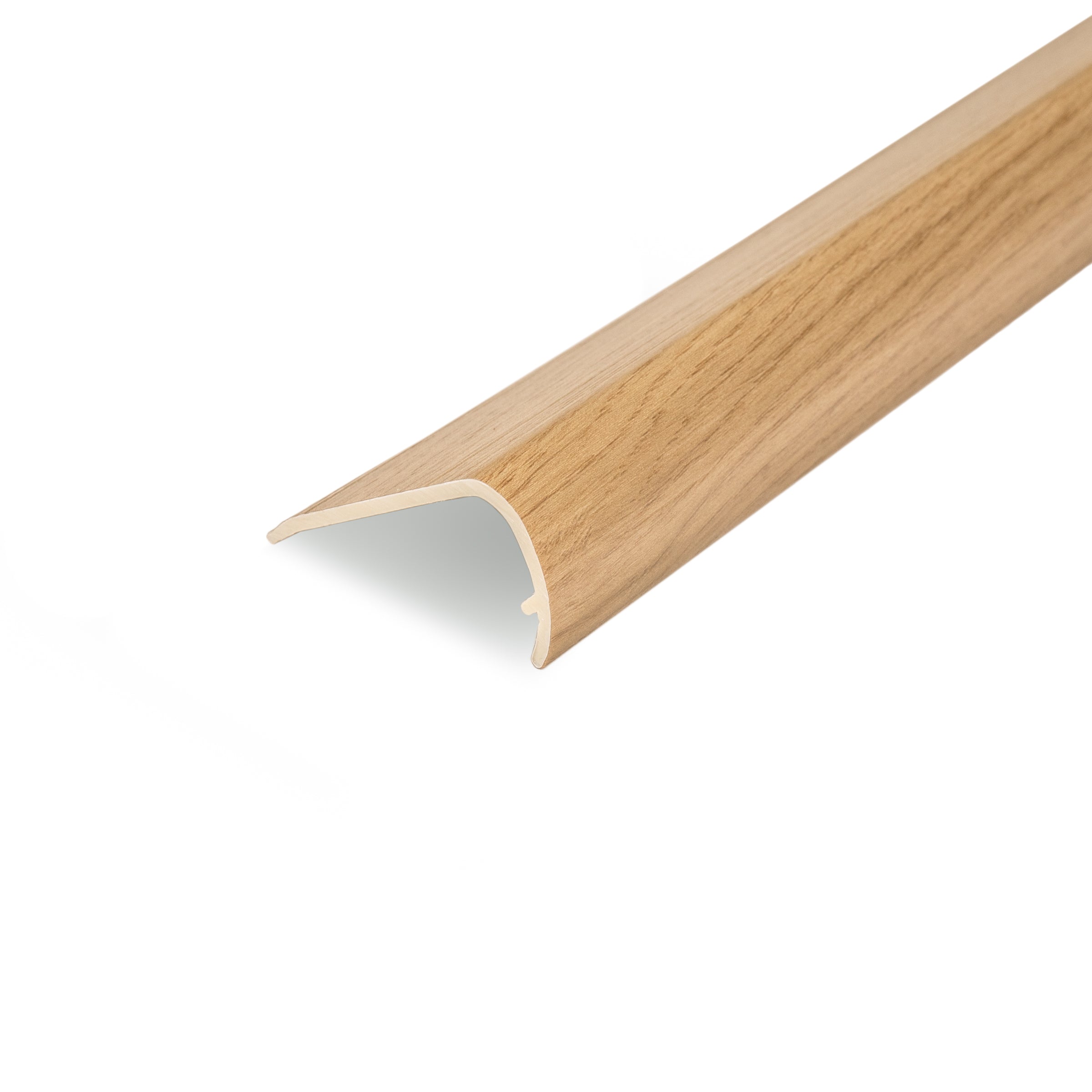 No. 13 Vinyl Bullnose Staircap in brown vinyl for Flooring (ALL), Trims, New Arrivals, Floor (New), and Floor (Best Seller) collections