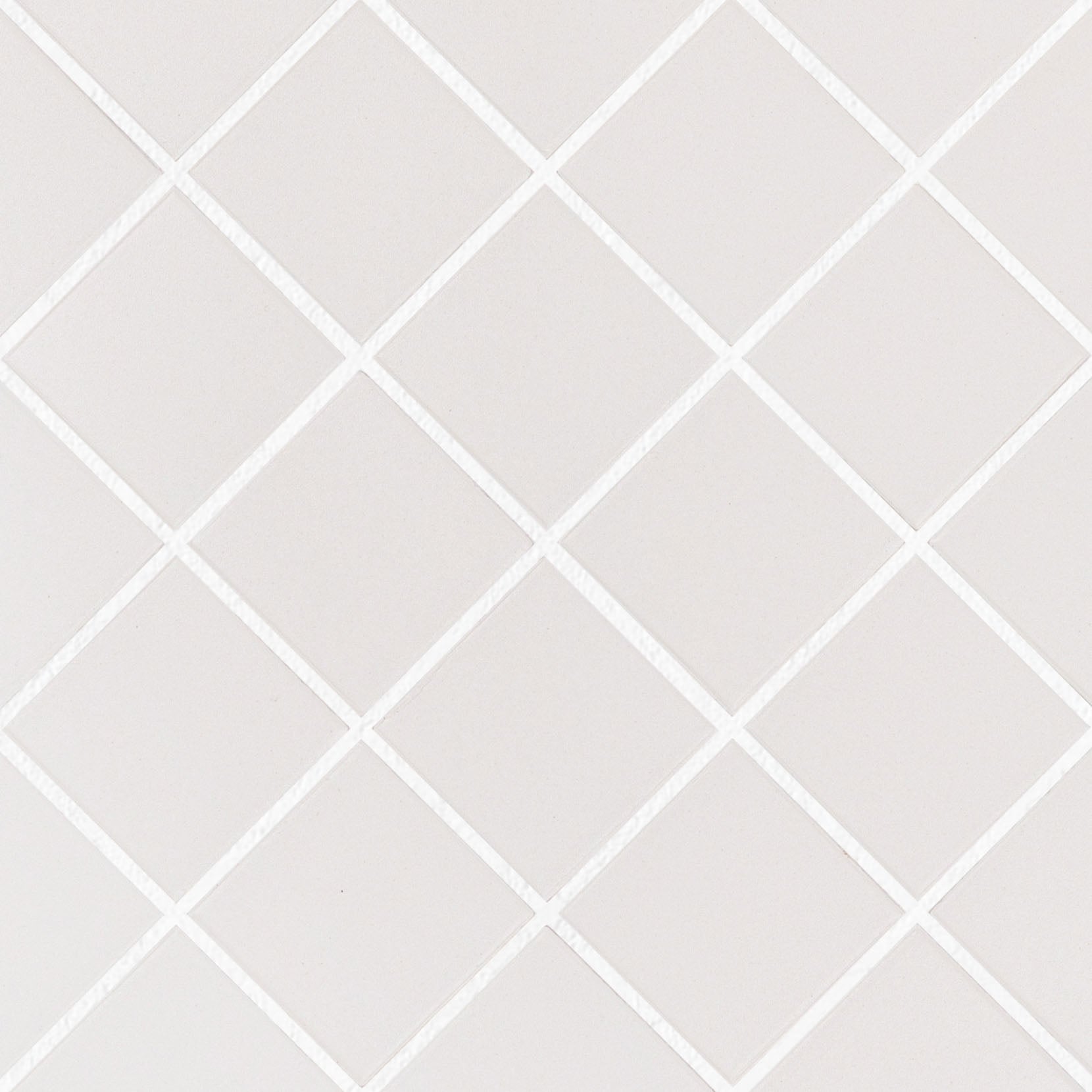 White 2x2 Full Body Porcelain Mosaic Tile in bright white from Porcelain, Forma Porcelain Mosaics, and New Arrivals collections