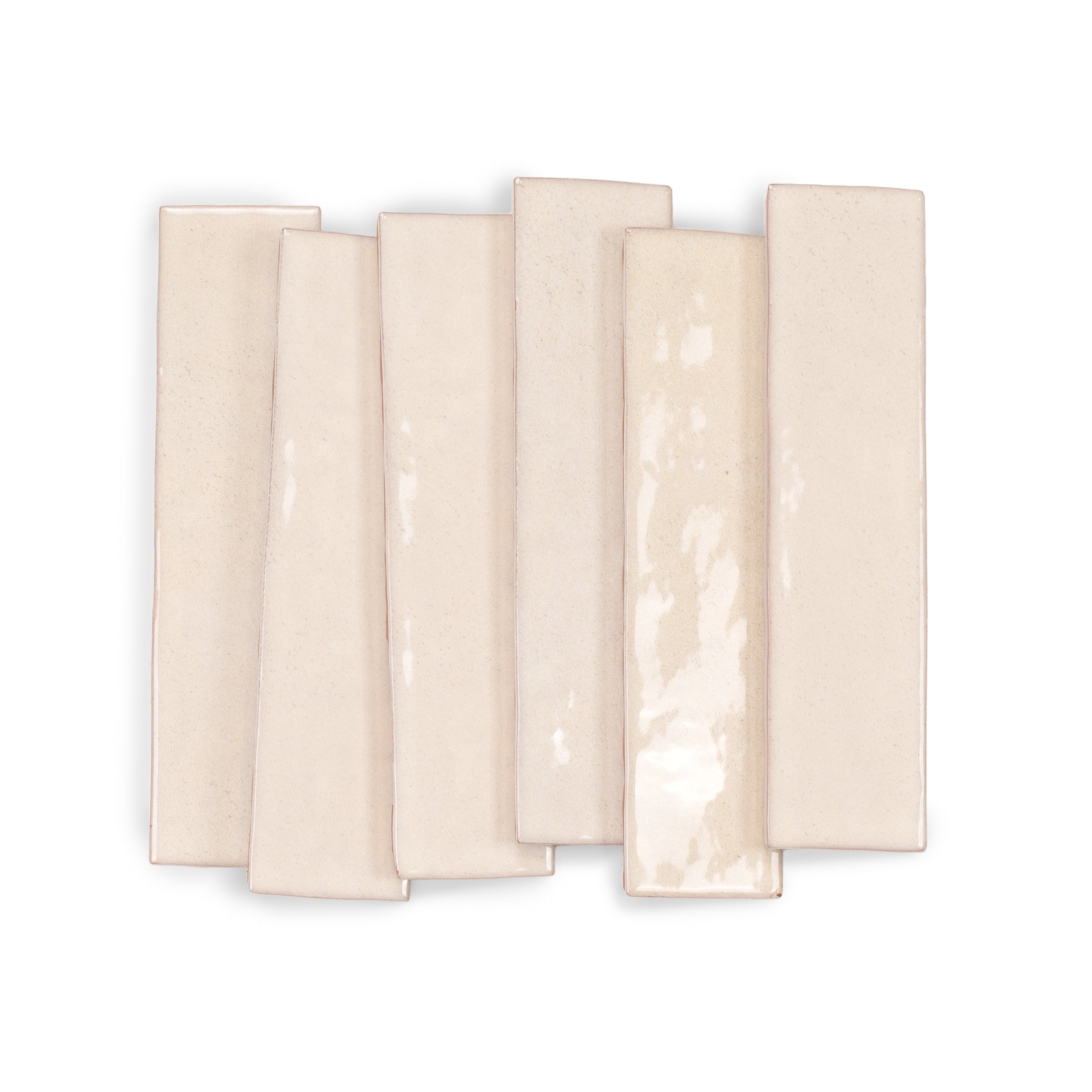 Bone Glossy Ceramic Tile in beige glossy ceramic small format from Small Format Tiles, Zel Glazed Ceramic Tiles, New Arrivals collections