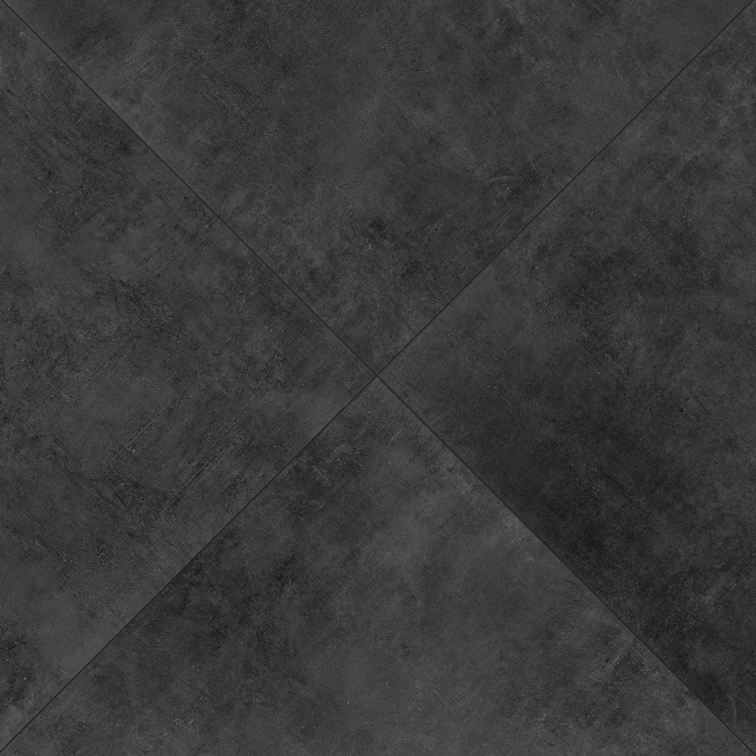 Dark charcoal stone effect tiled surface with subtle mottled texture