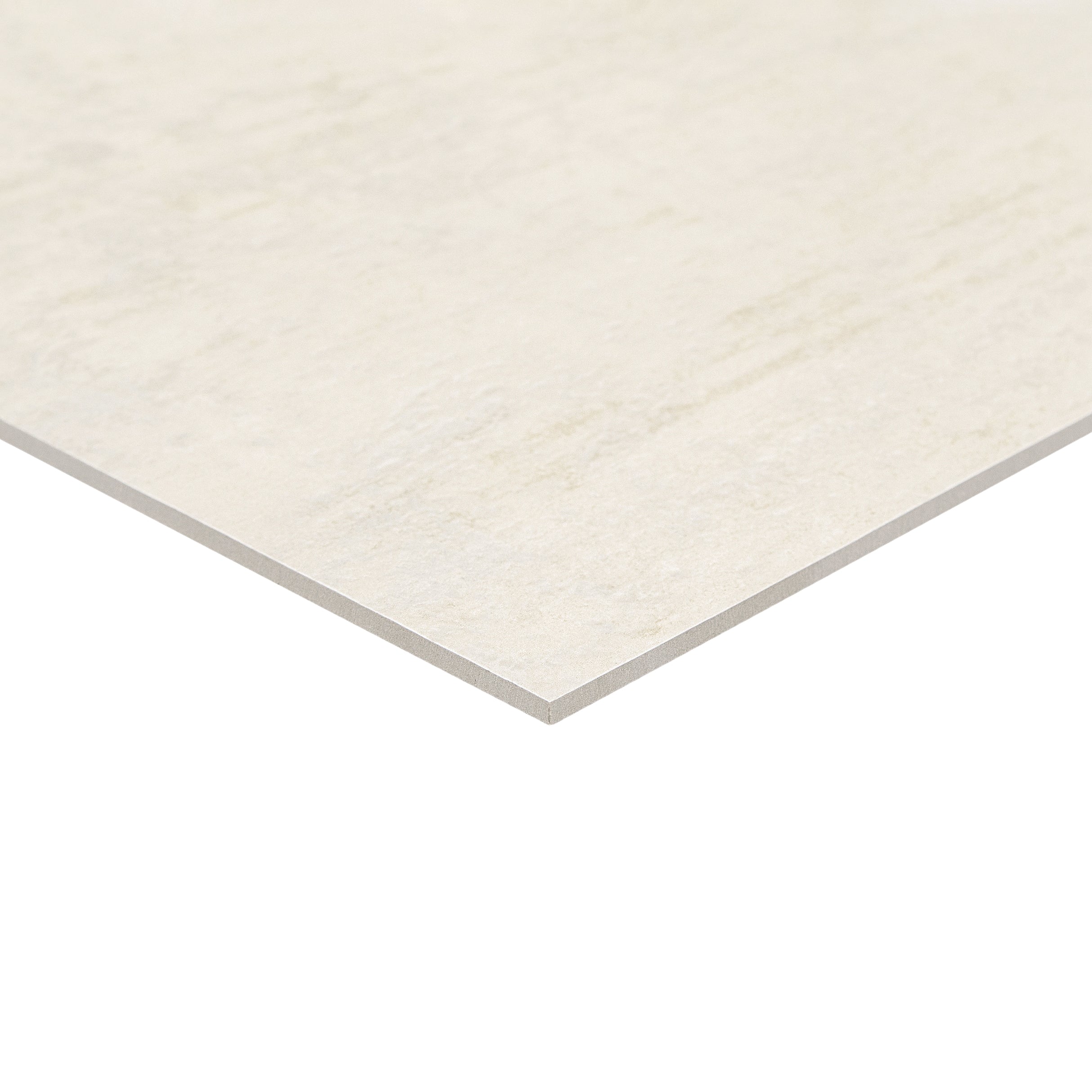 Travertino 3D Matte Porcelain Tile in beige and white with warm layered taupe veining from Stone Editions Porcelain Tile collection