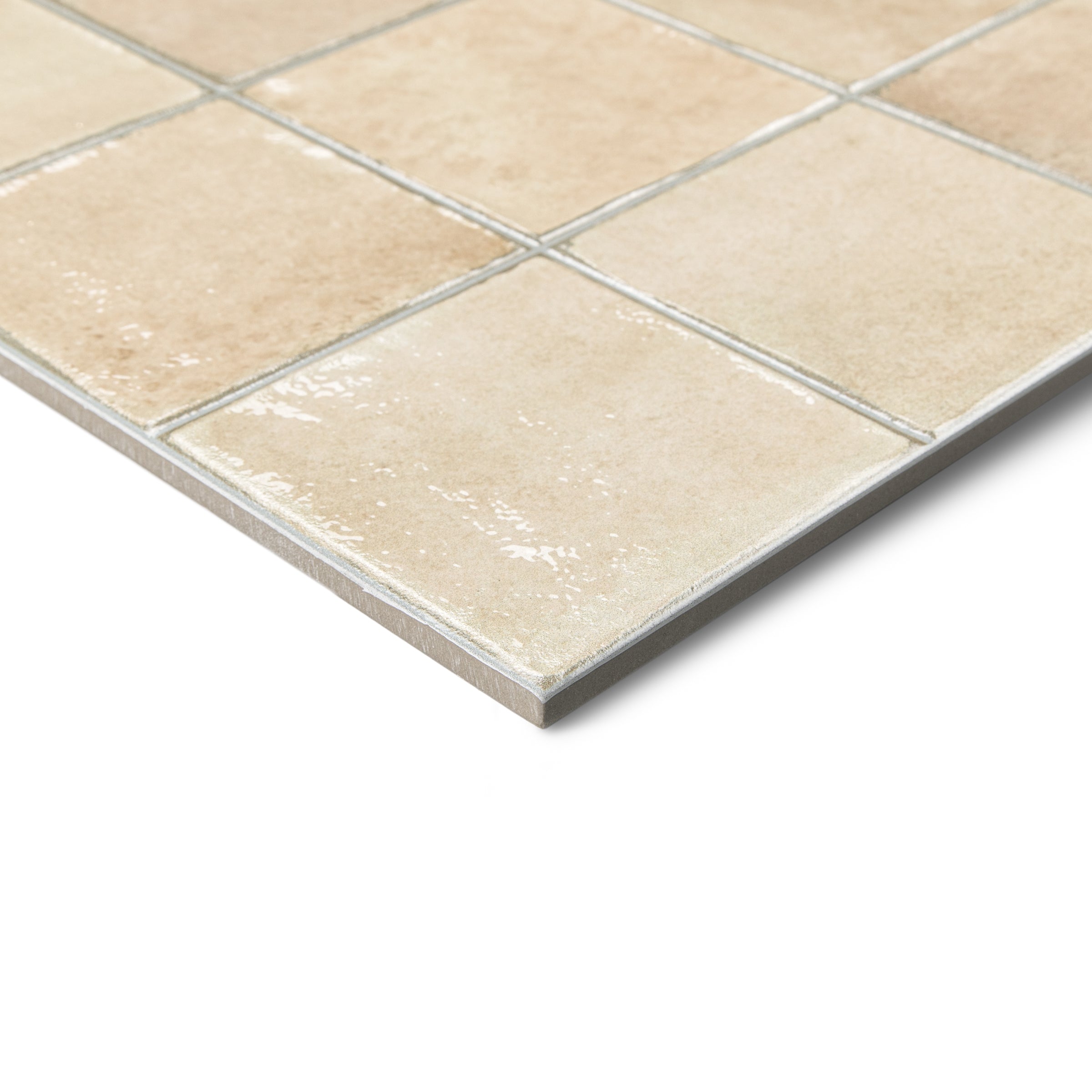 Amaris Moka Porcelain Tile Sample showcasing beige porcelain tile with glossy finish from Porcelain SAMPLES ONLY collection