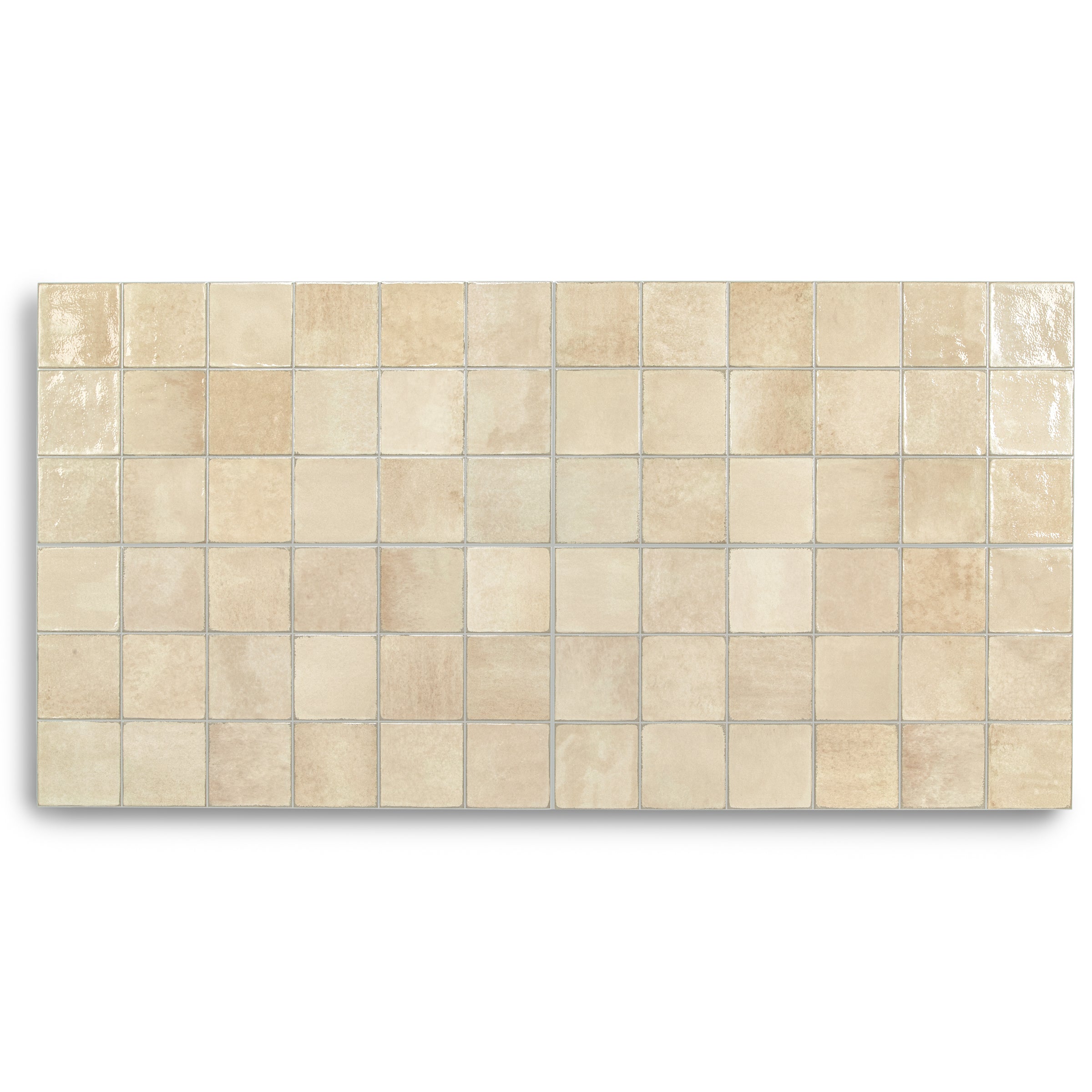Amaris Glossy Porcelain Tile in beige tones from Large Format Tiles and Porcelain collections by Reno Source