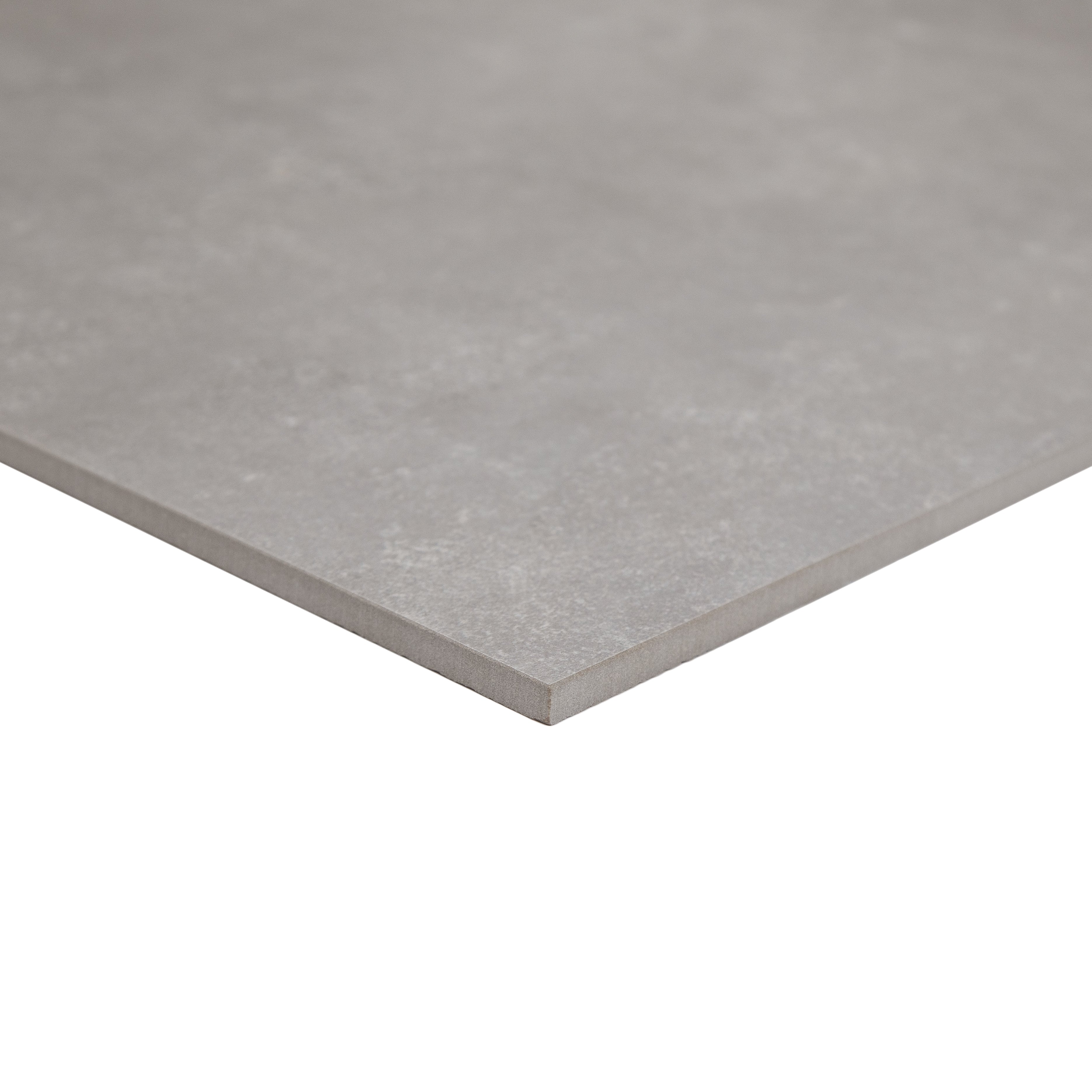 Ash Cement Look Porcelain Tile Sample showcasing a matte porcelain tile from the Porcelain SAMPLES ONLY collection.