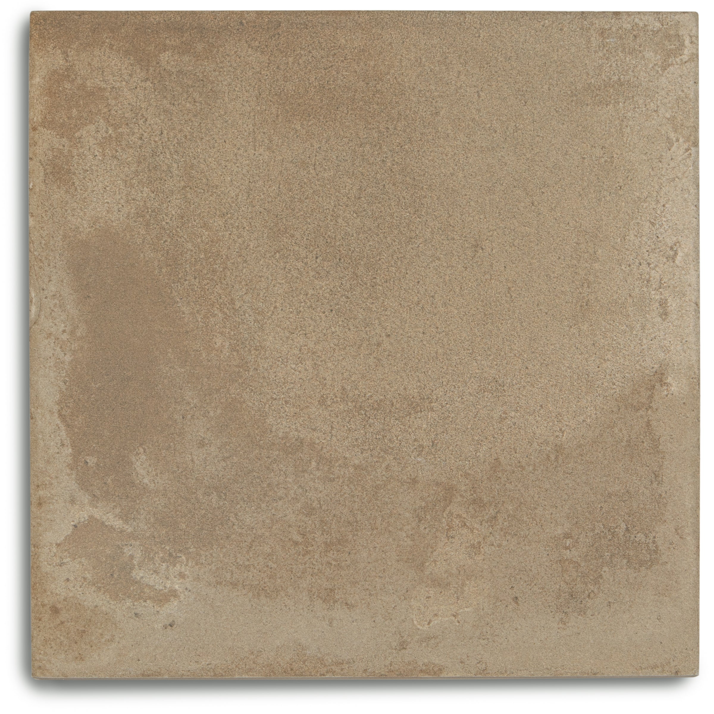 Square porcelain tile in muted sandy beige with a lightly textured matte surface and natural variation
