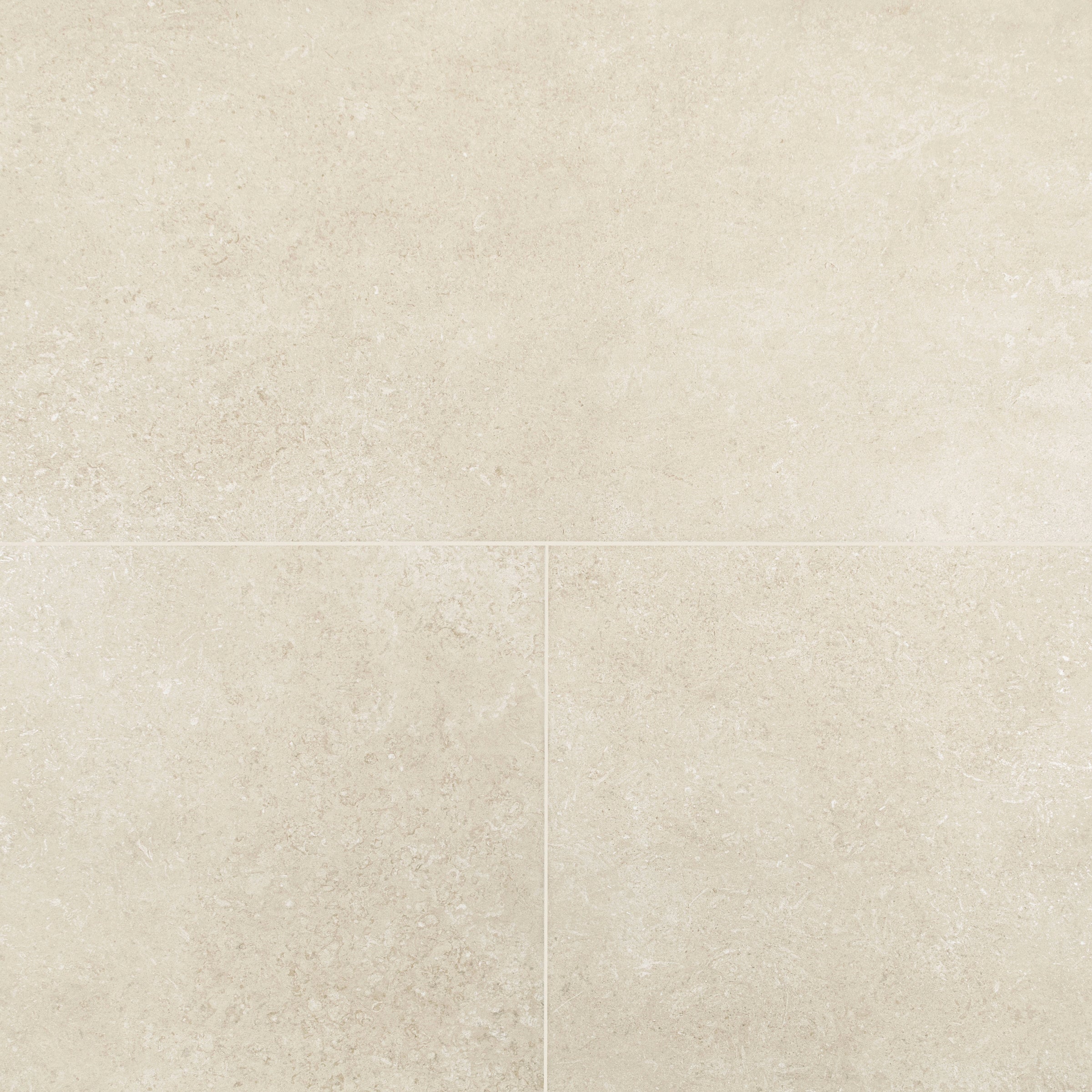 Beige Limestone Look 3D Matte Porcelain Tile in cream tone with granular texture from Stone Editions Porcelain Tile at Reno Source