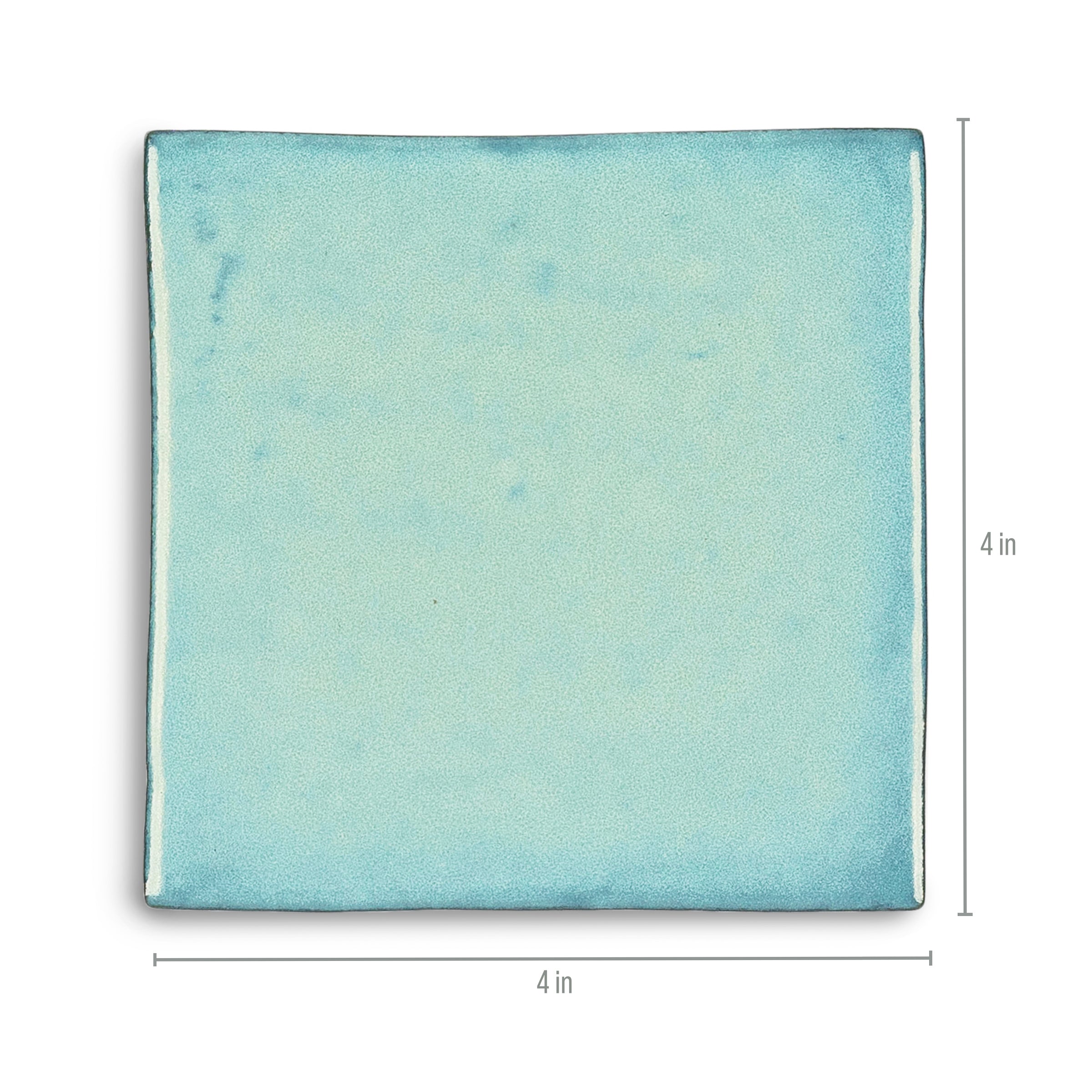Turquoise Glossy Ceramic Tile