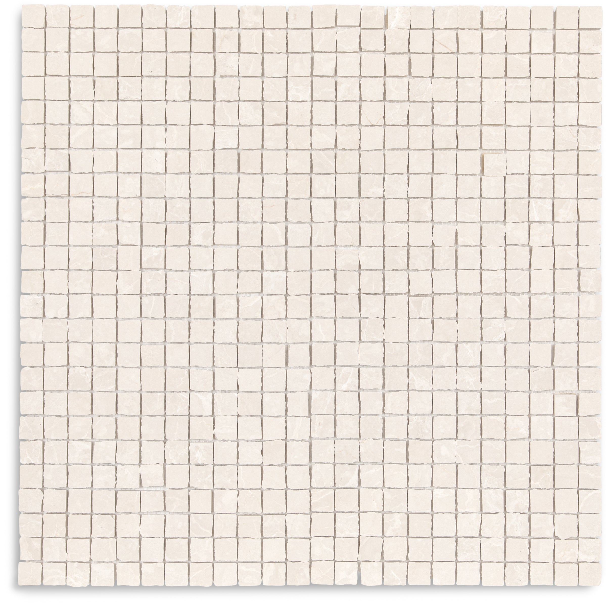 Botticino 1x1 Chipped Mosaic