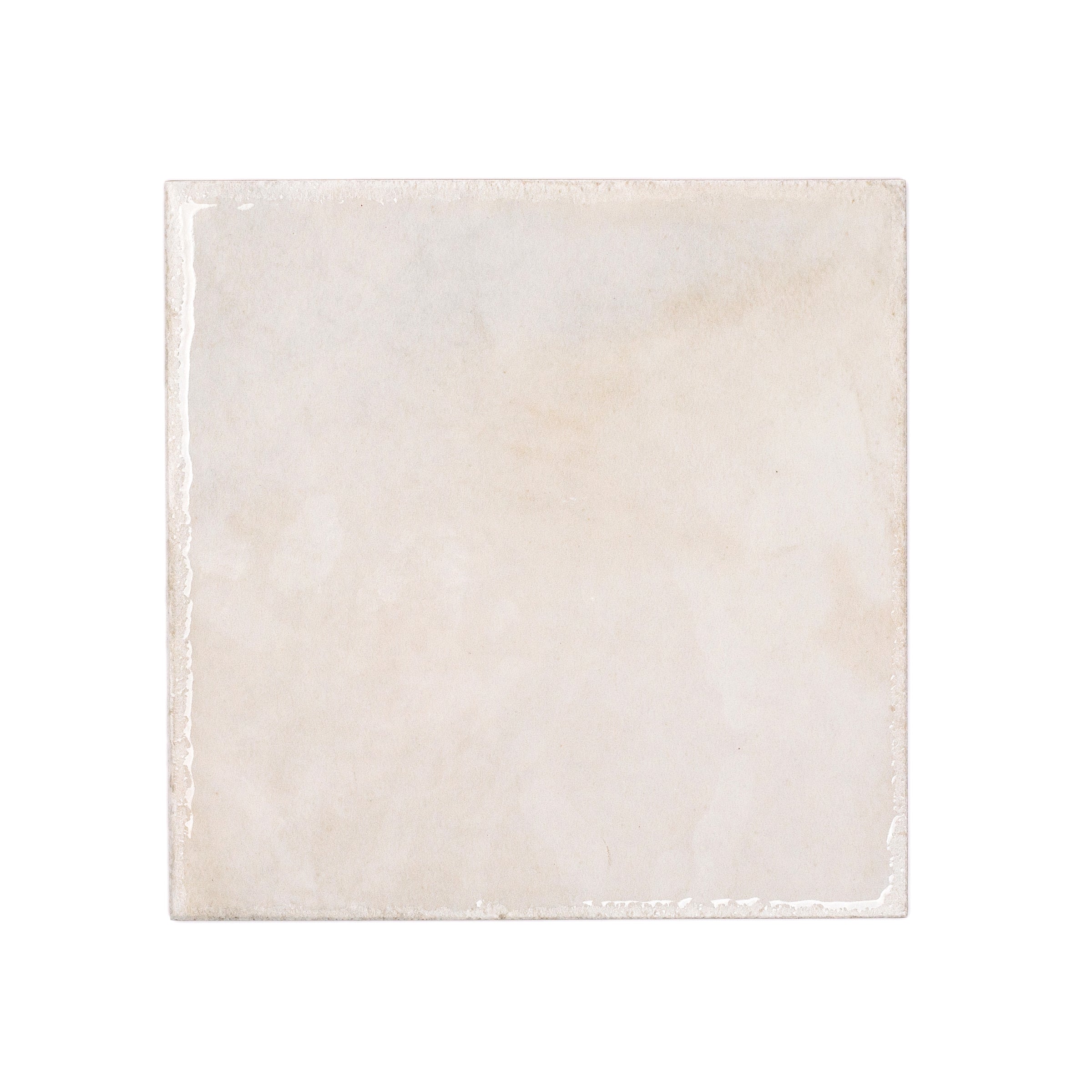 Clouds Gloss Porcelain Tile Sample in a soft neutral tone, part of Porcelain and SAMPLES ONLY collections from Reno Source.