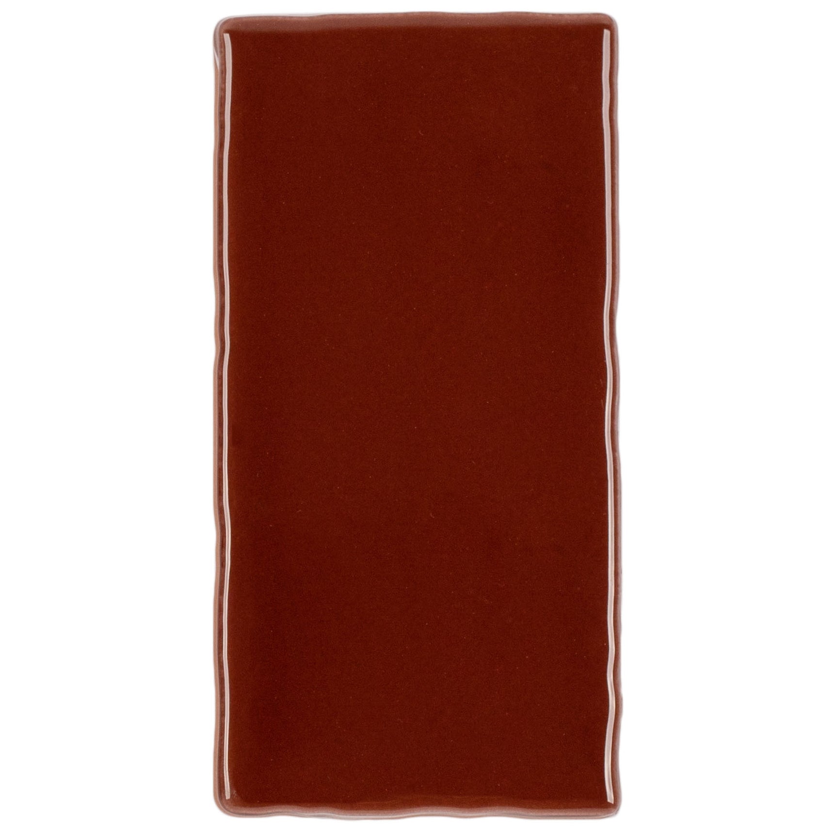 Crimson 3x6 Glossy Ceramic Tile Sample from Ceramic SAMPLES ONLY collection, globally sourced for your imagination