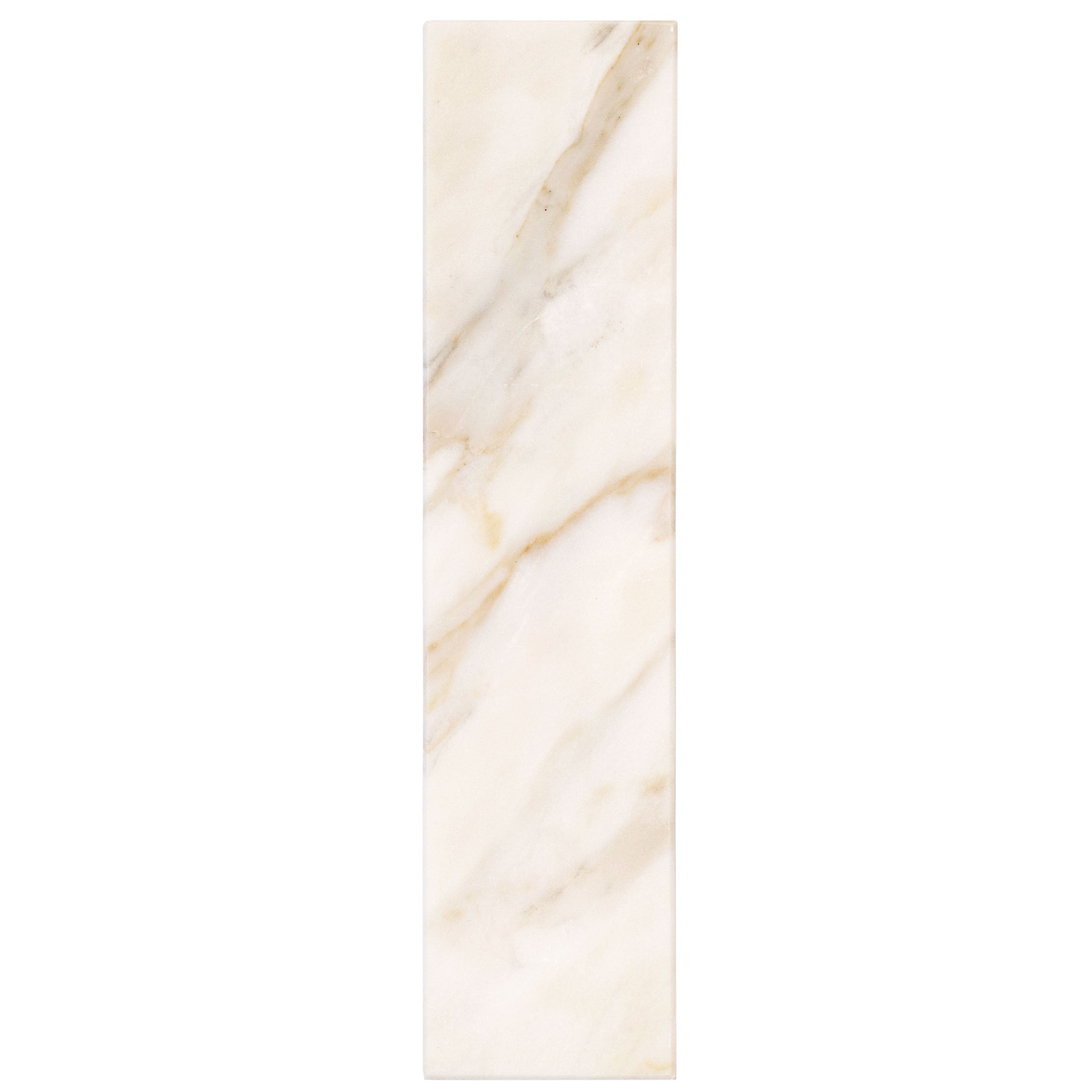 Calacatta 3x12 Honed Marble Tile Sample from SAMPLES ONLY collection with elegant natural marble veining.