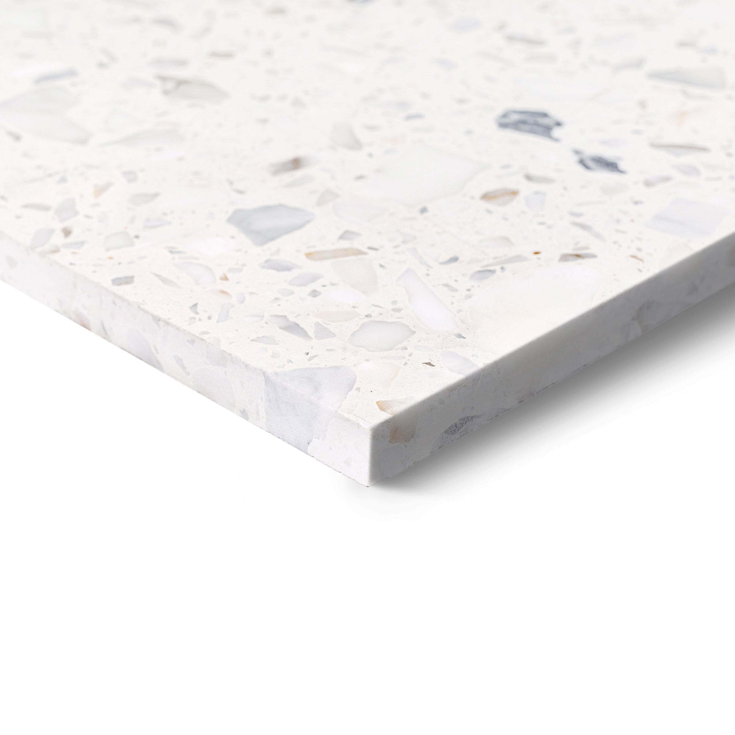 Calacatta Honed Italian Terrazzo Tile