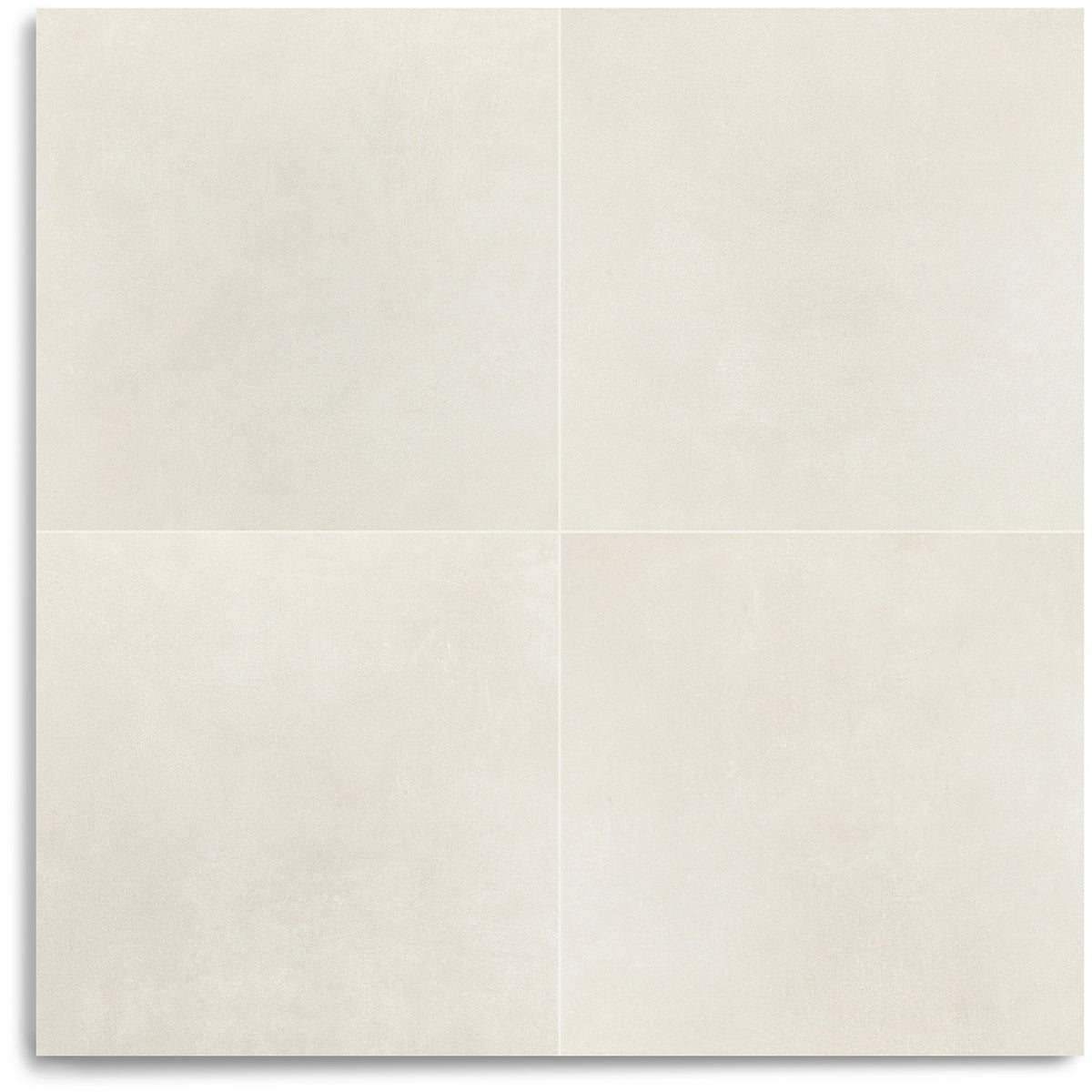 Calce Cement Look Porcelain Tile in warm cream cement finish