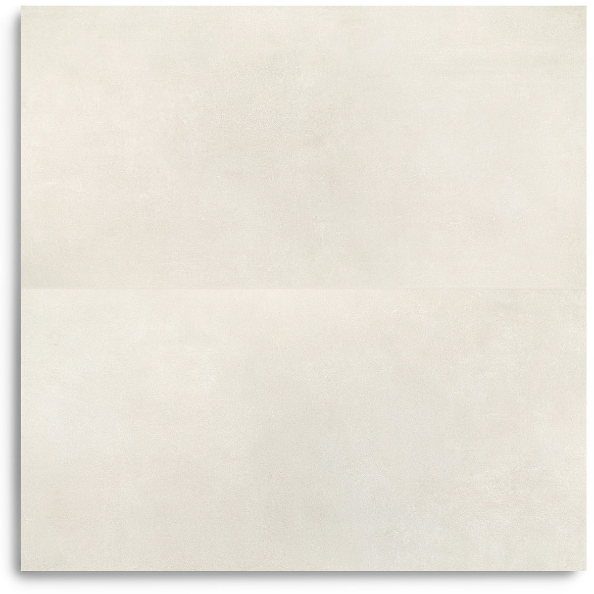 Calce Cement Look Porcelain Tile in soft warm white with subtle concrete texture