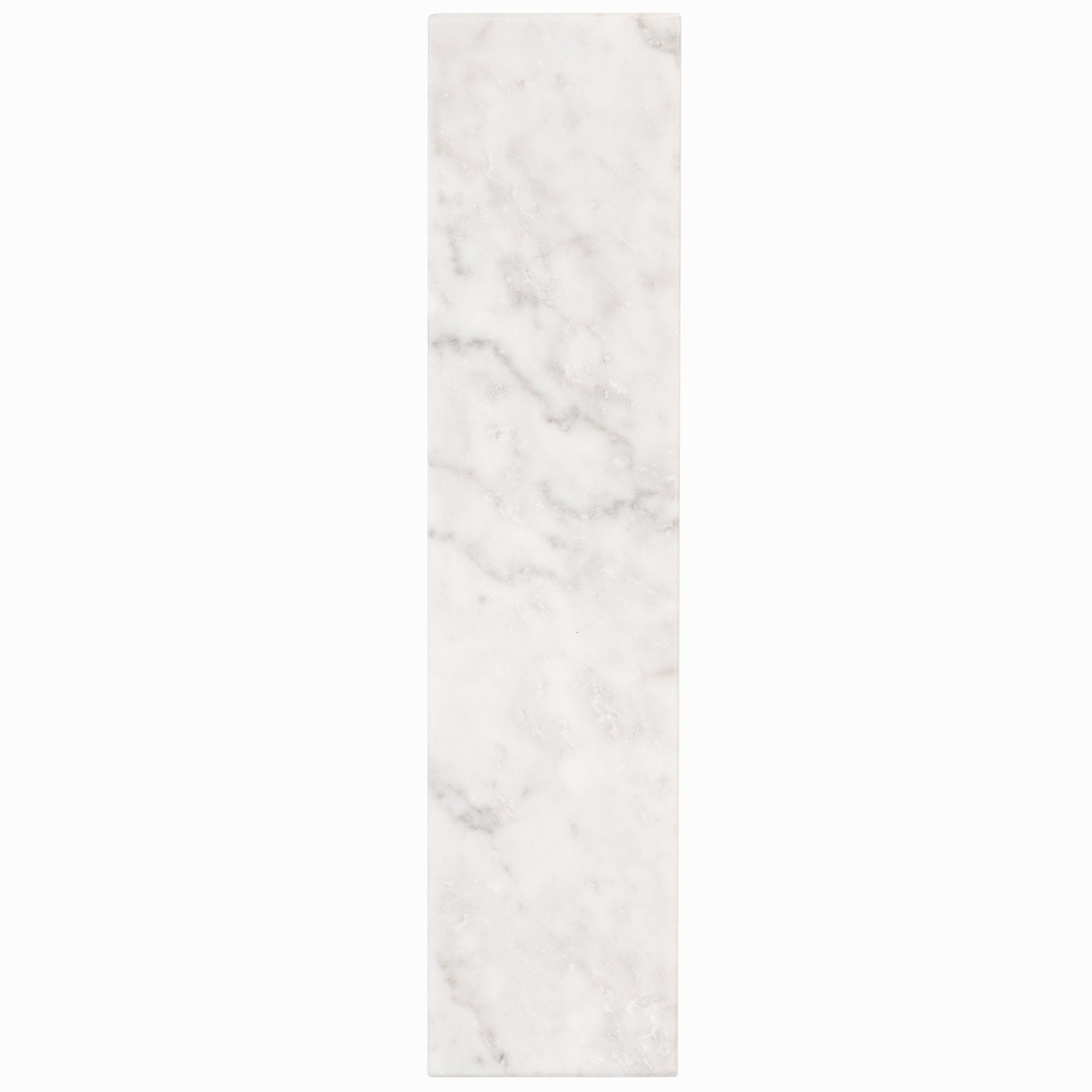 Carrara 3x12 Honed Marble Tile Sample from SAMPLES ONLY collection, globally sourced for your imagination.