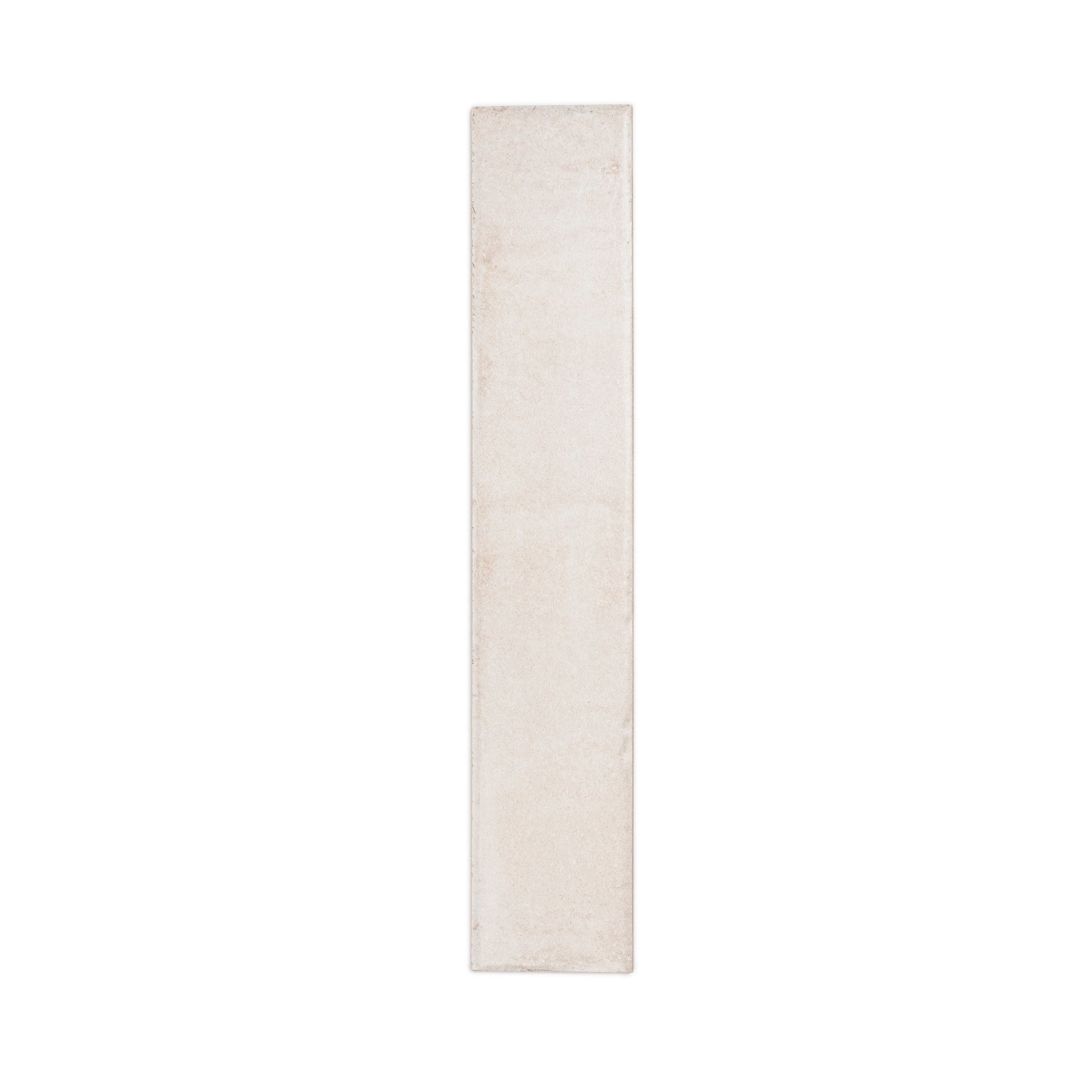 Chalk 3x16 Matte Porcelain Tile Sample in light neutral tone from Porcelain SAMPLES ONLY collection by Reno Source.