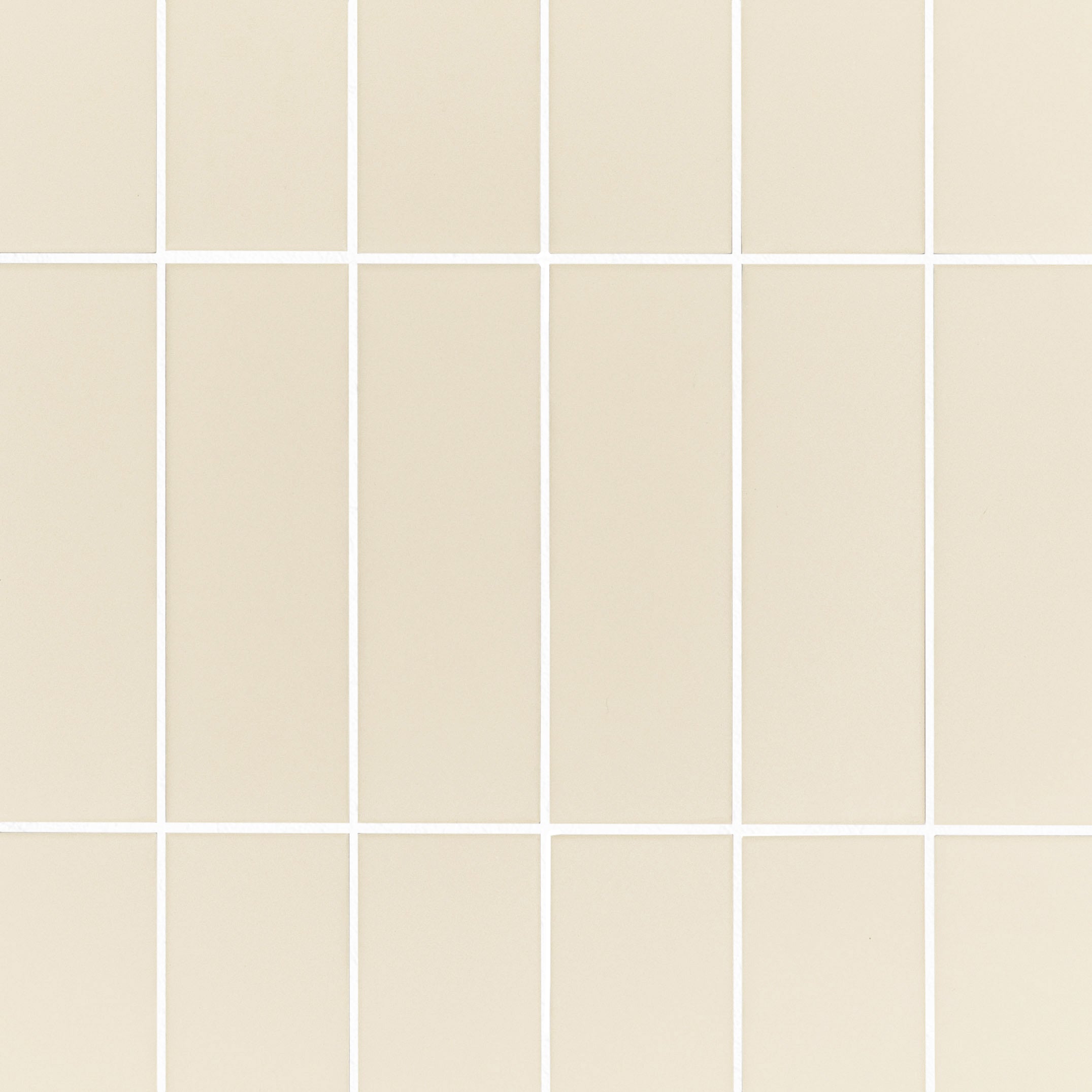 Colorblock Porcelain Tile in soft champagne beige matte finish with clean grid pattern from Small Format Tiles New Arrivals Porcelain collection