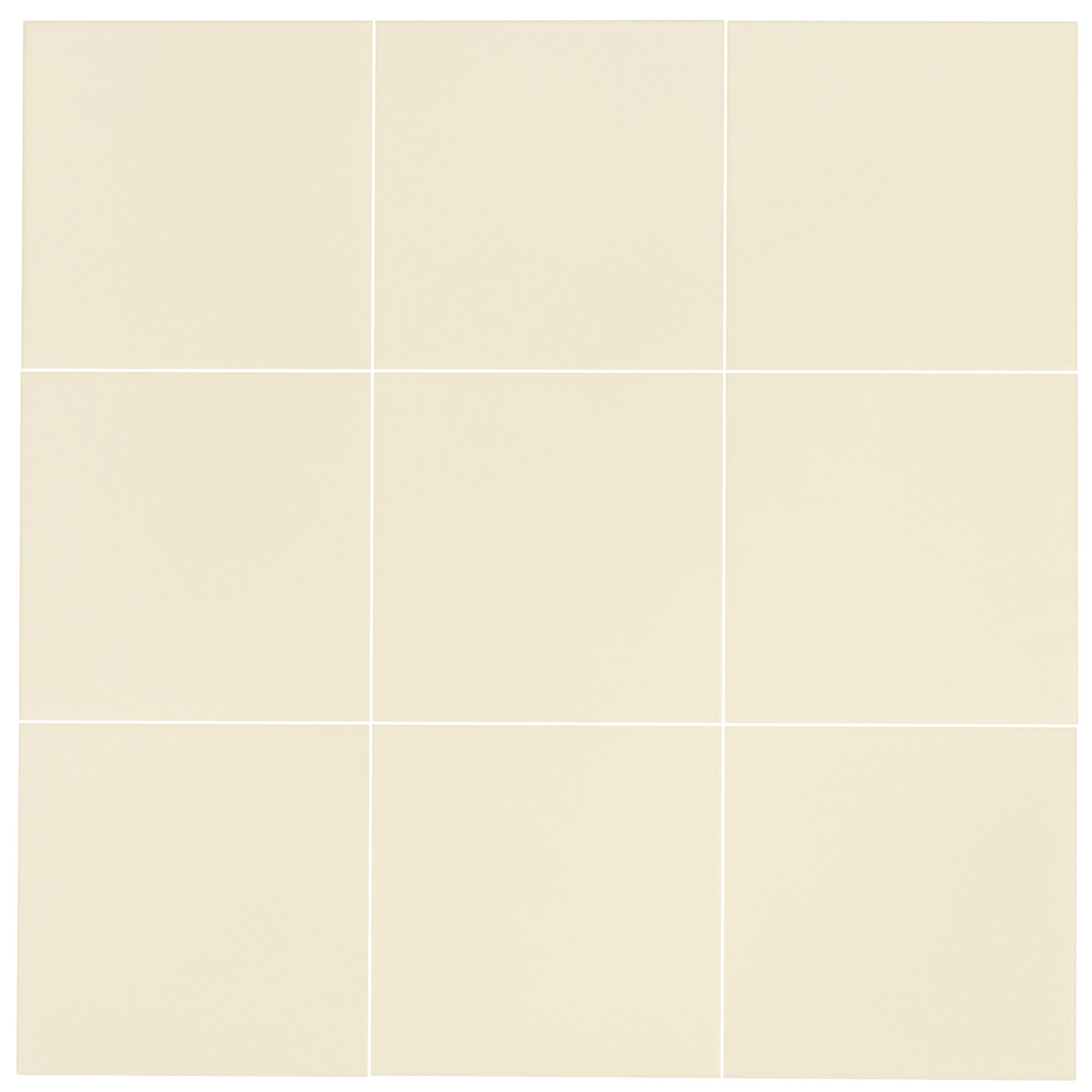 Colorblock Porcelain Tile in matte champagne beige with clean 6x6 layout from Small Format Tiles New Arrivals Porcelain collection