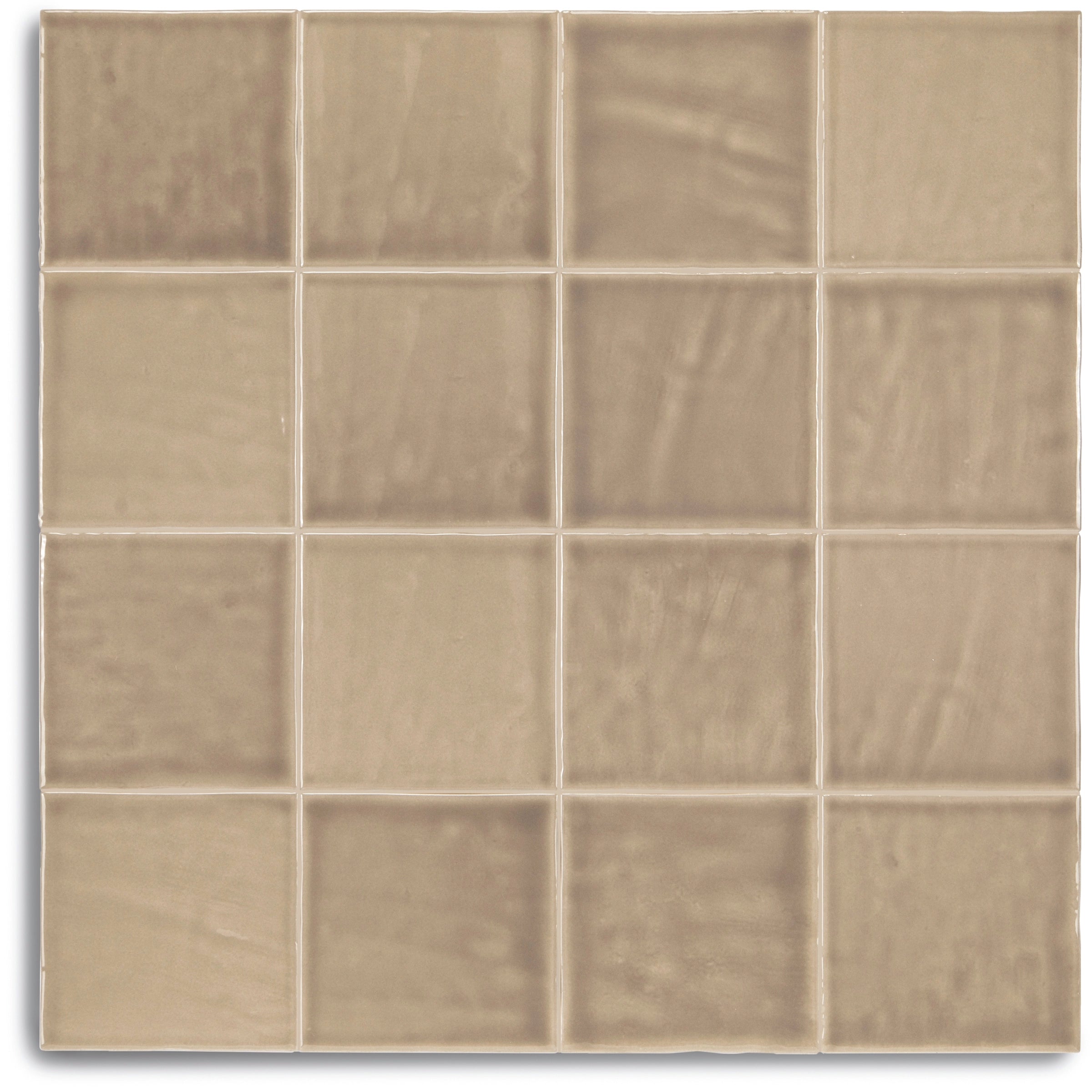 Claywork Glossy Ceramic Tile in sand tone showcasing small format ceramic tiles from Claywork Ceramic Tile Collection and New Arrivals