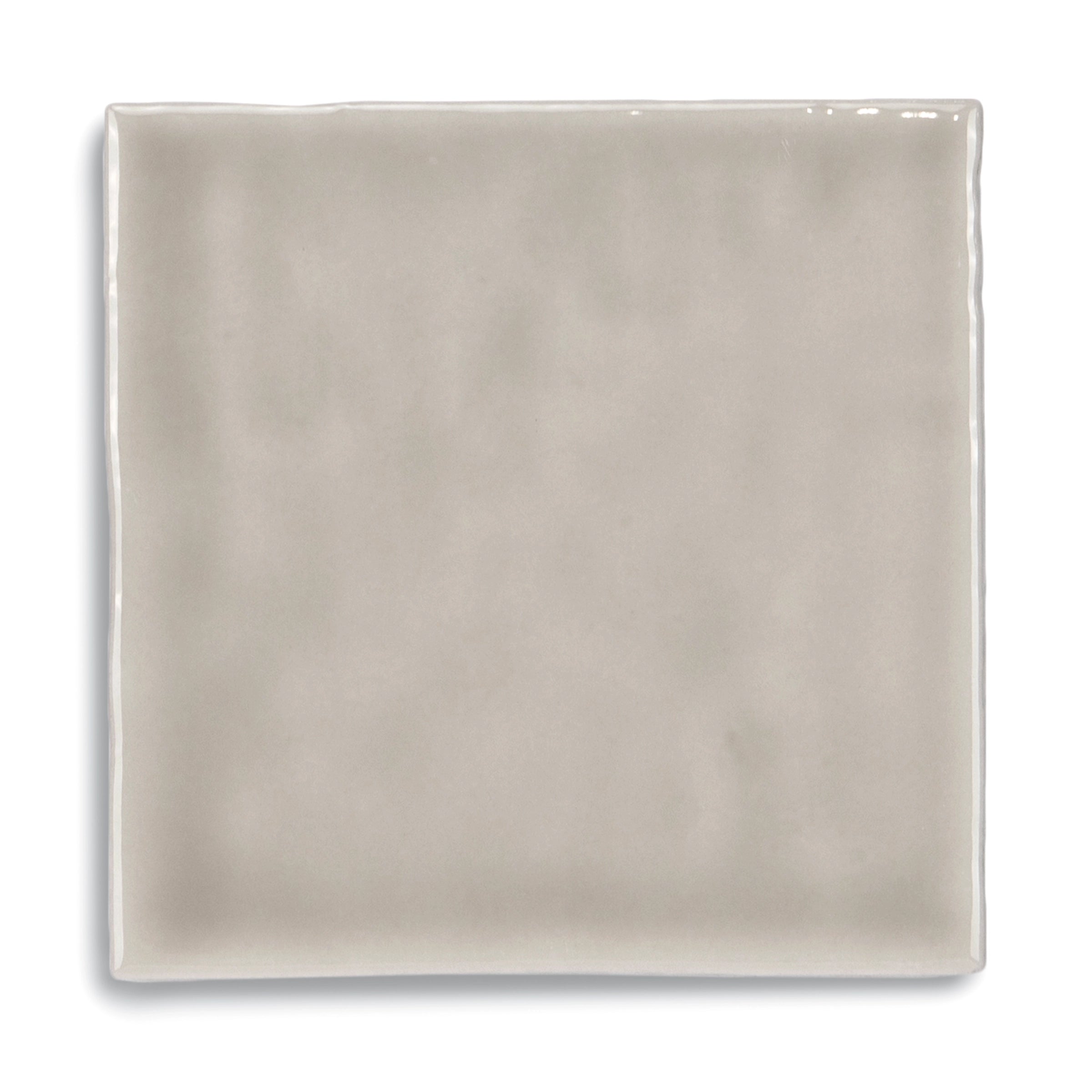 Clay Claywork 4x4 Ceramic Tile Sample in neutral tone from Ceramic collection, SAMPLES ONLY, globally sourced design