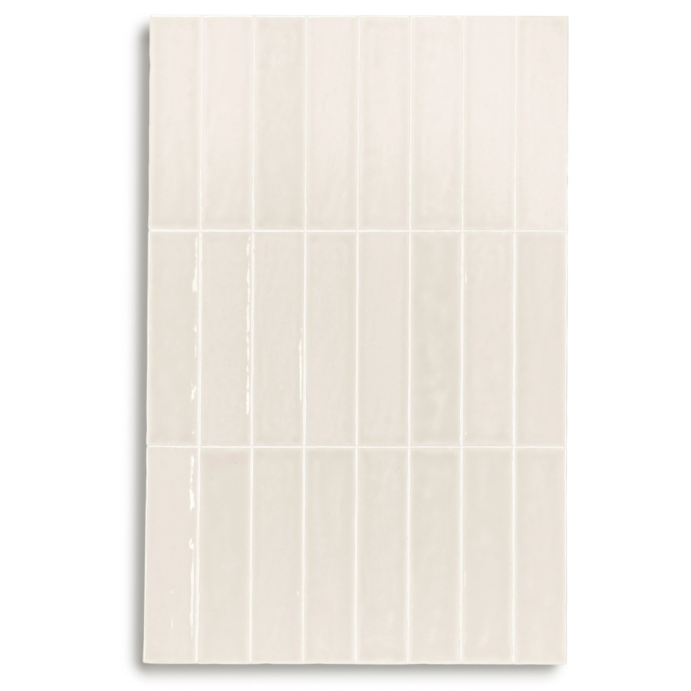 Claywork Glossy Ceramic Tile in natural beige glossy finish showcasing small format tiles from Claywork Ceramic Tile Collection and New Arrivals