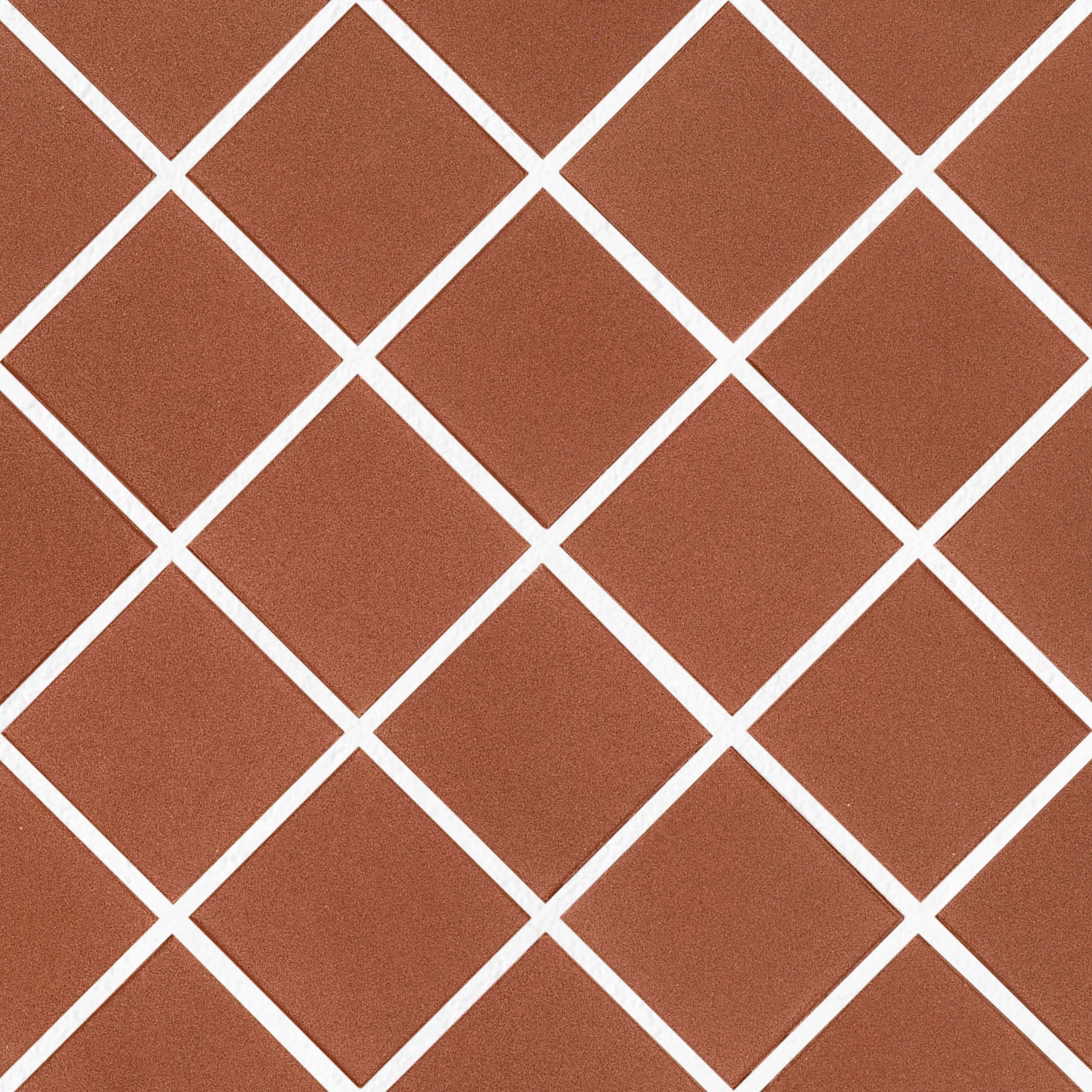 Cotto 2x2 Full Body Porcelain Mosaic Tile in warm red and brown terracotta tones from Forma Porcelain Mosaics collection
