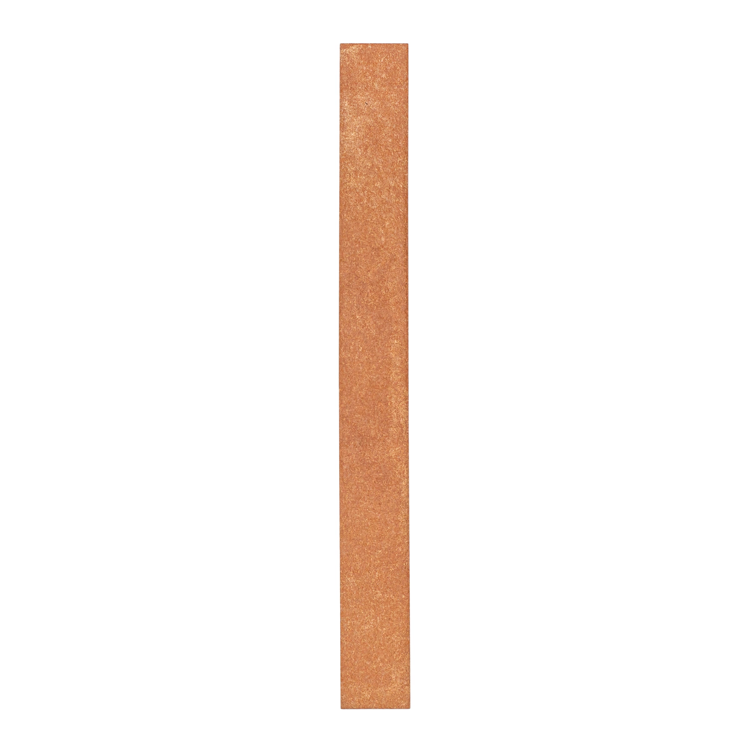Cotto 2x18 Matte Porcelain Tile Sample in warm terracotta tone from Porcelain SAMPLES ONLY collection.
