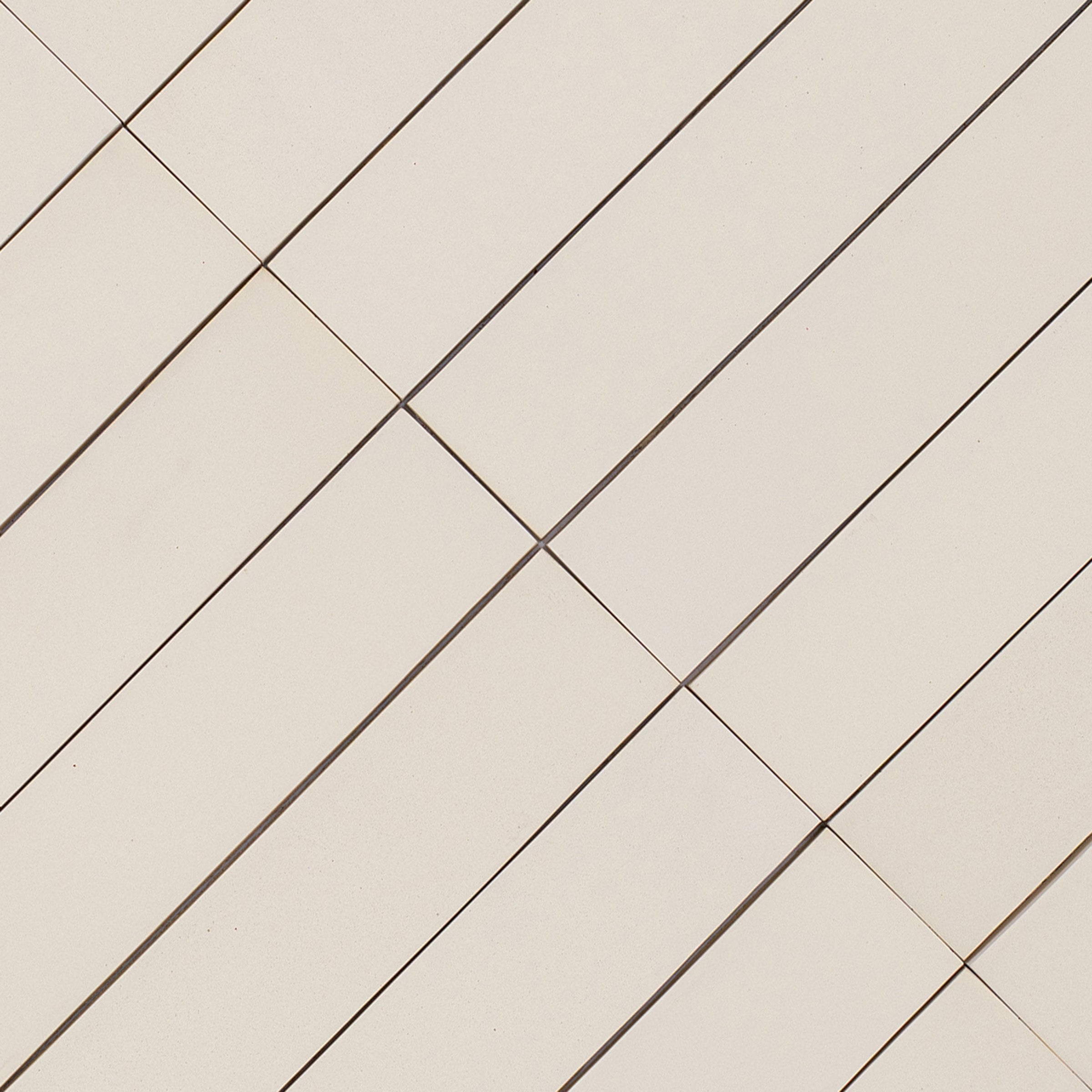 Cream Smooth Terracotta Tile in beige with smooth surface arranged in diagonal pattern from Cotto Colors Terracotta Tile collection