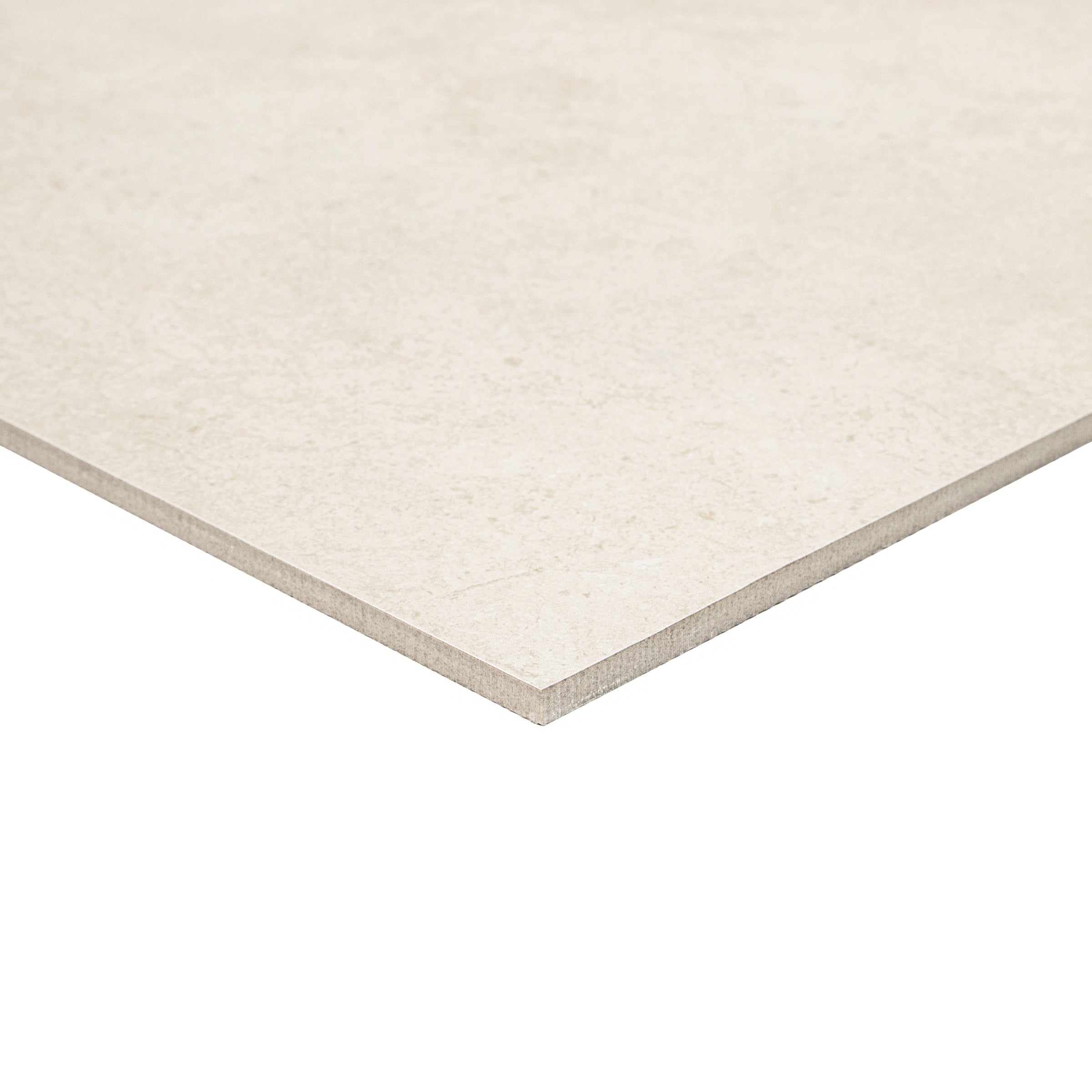 Cream Limestone Look 3D Matte Porcelain Tile in beige tone with subtle limestone texture from Stone Editions Porcelain Tile