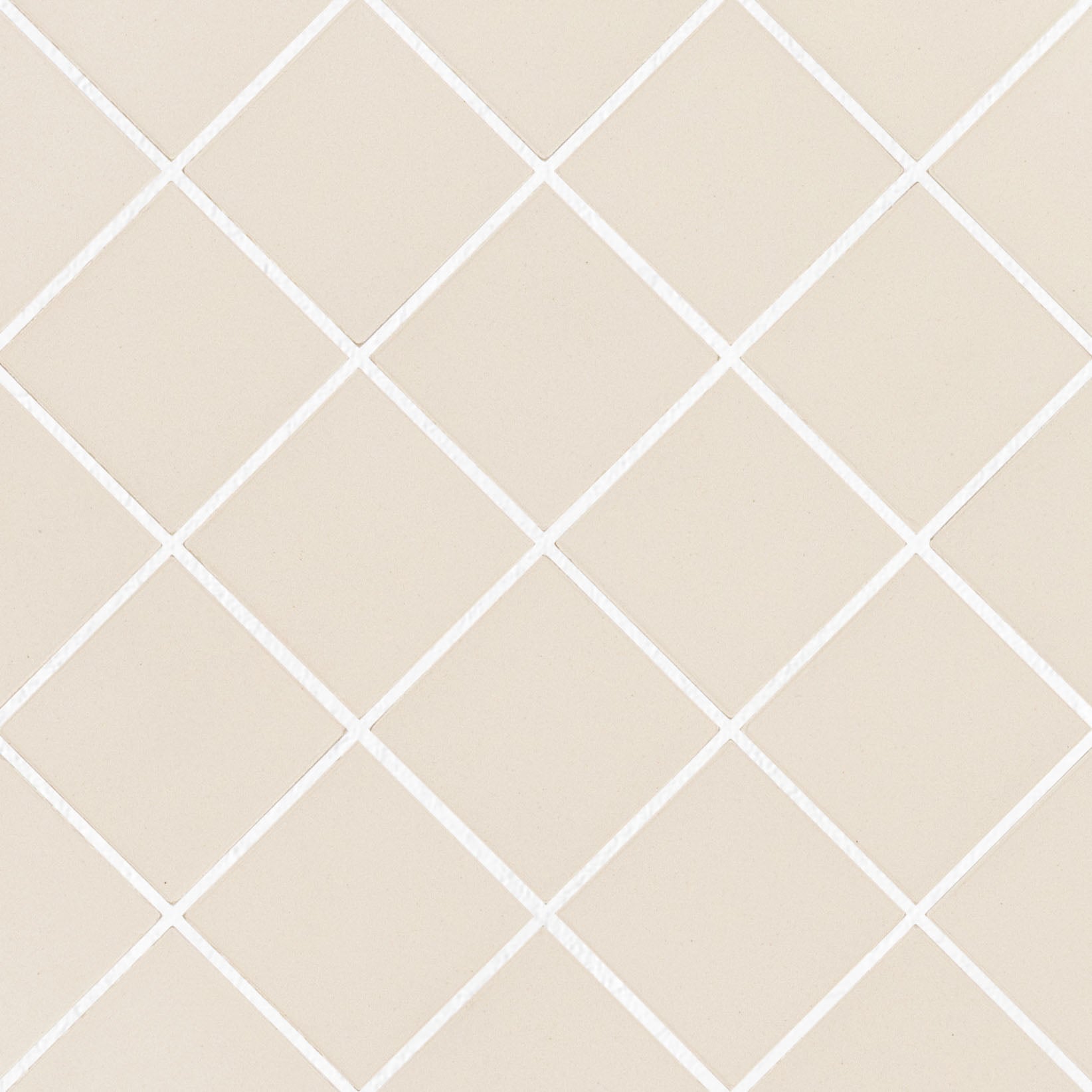 Cream 2x2 Full Body Porcelain Mosaic Tile in warm beige tones from Forma Porcelain Mosaics New Arrivals collection
