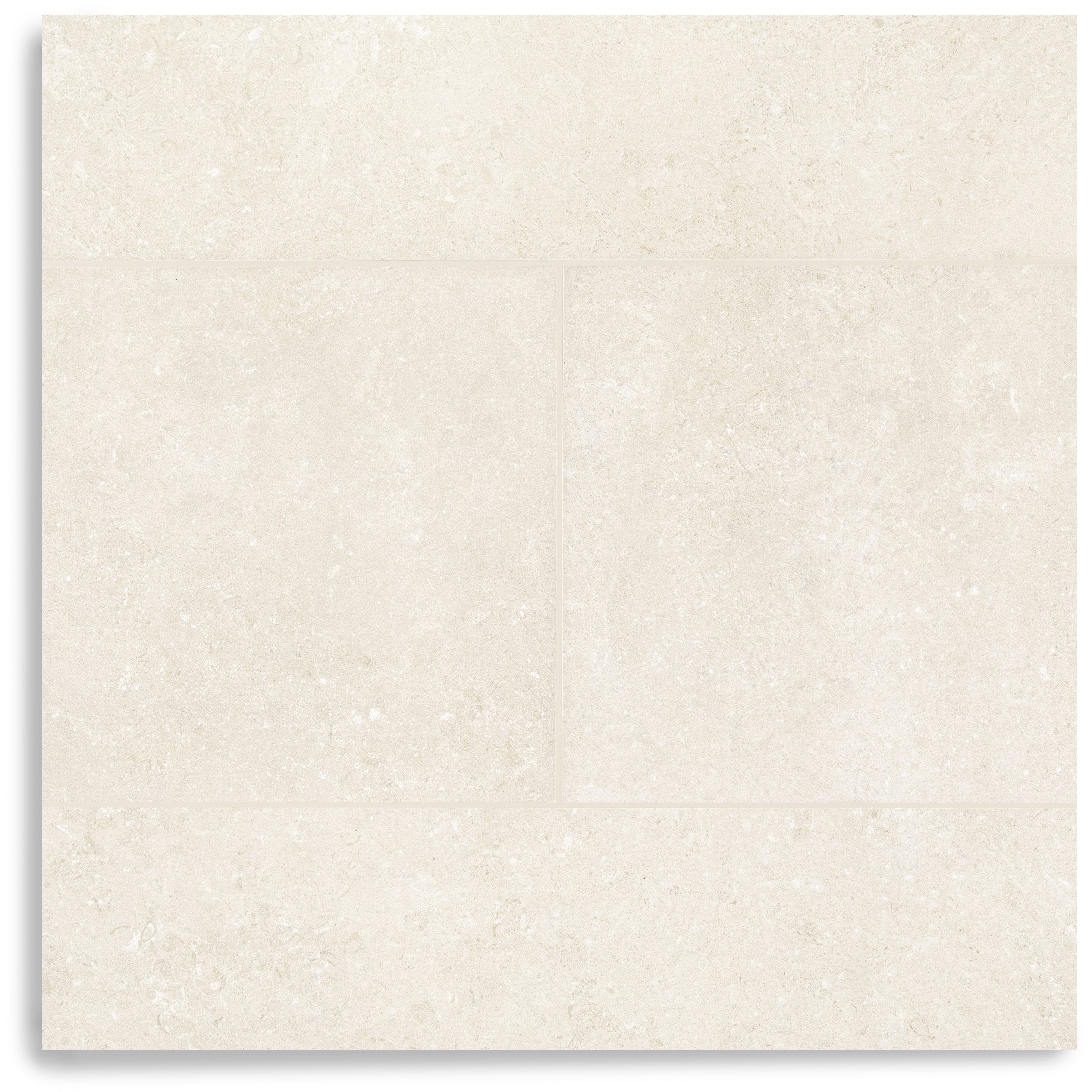 Cream Limestone Look 3D Matte Porcelain Tile in beige tone from Stone Editions Porcelain Tile collection at Reno Source