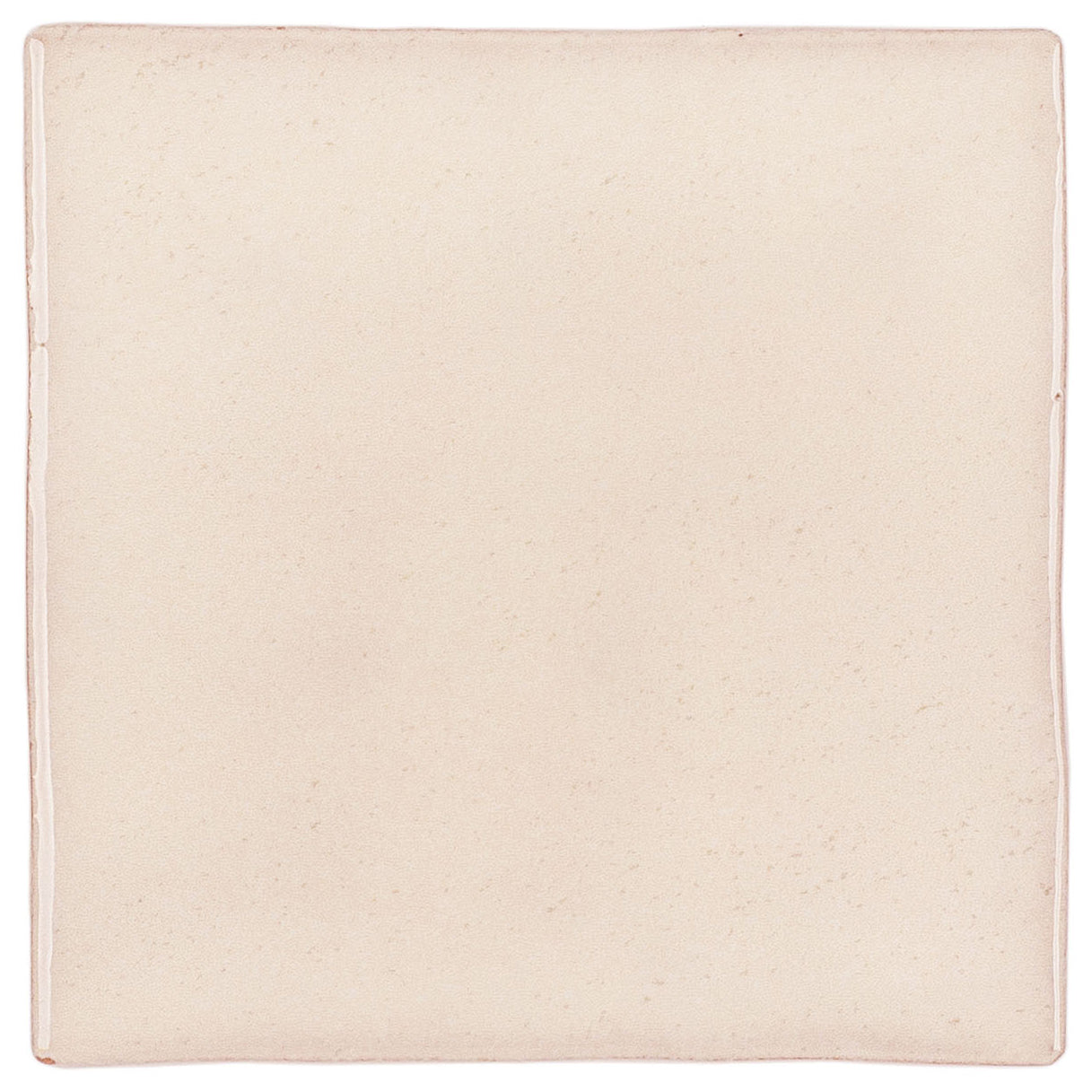 Bone 4x4 Glossy Ceramic Tile Sample in soft beige tone from Ceramic SAMPLES ONLY collection by Reno Source