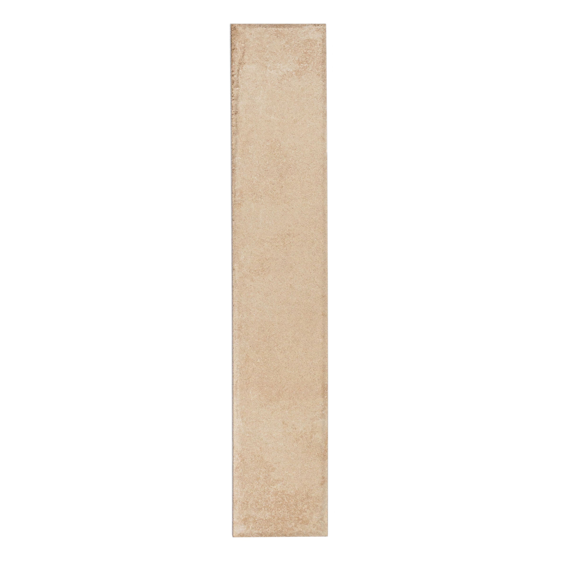 Dune 3x16 Matte Porcelain Tile Sample in beige, part of Porcelain collection, perfect for design projects.