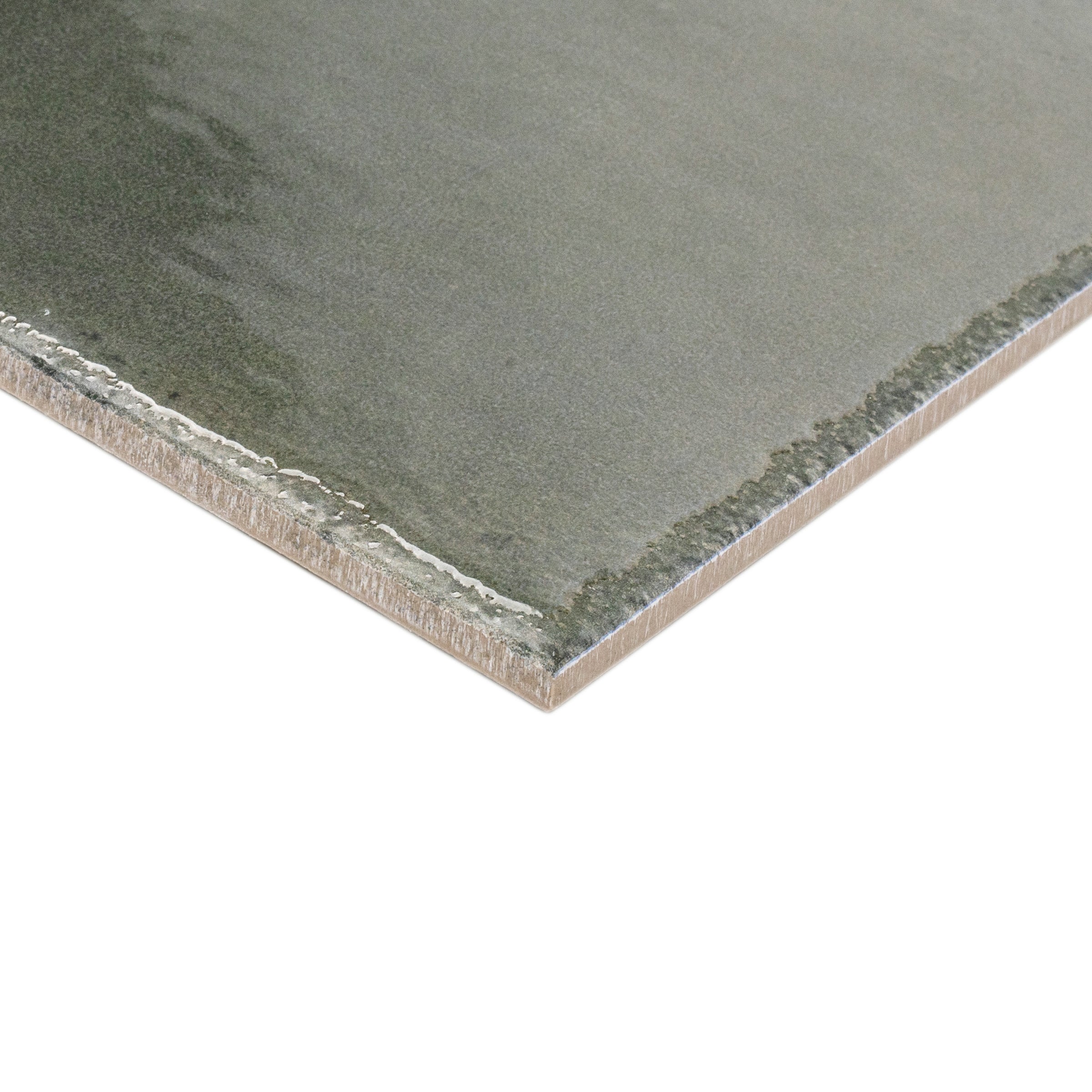 Fern Gloss Porcelain Tile in green with a luminous matte glaze from Small Format Tiles and Artifacts Porcelain Tile collections