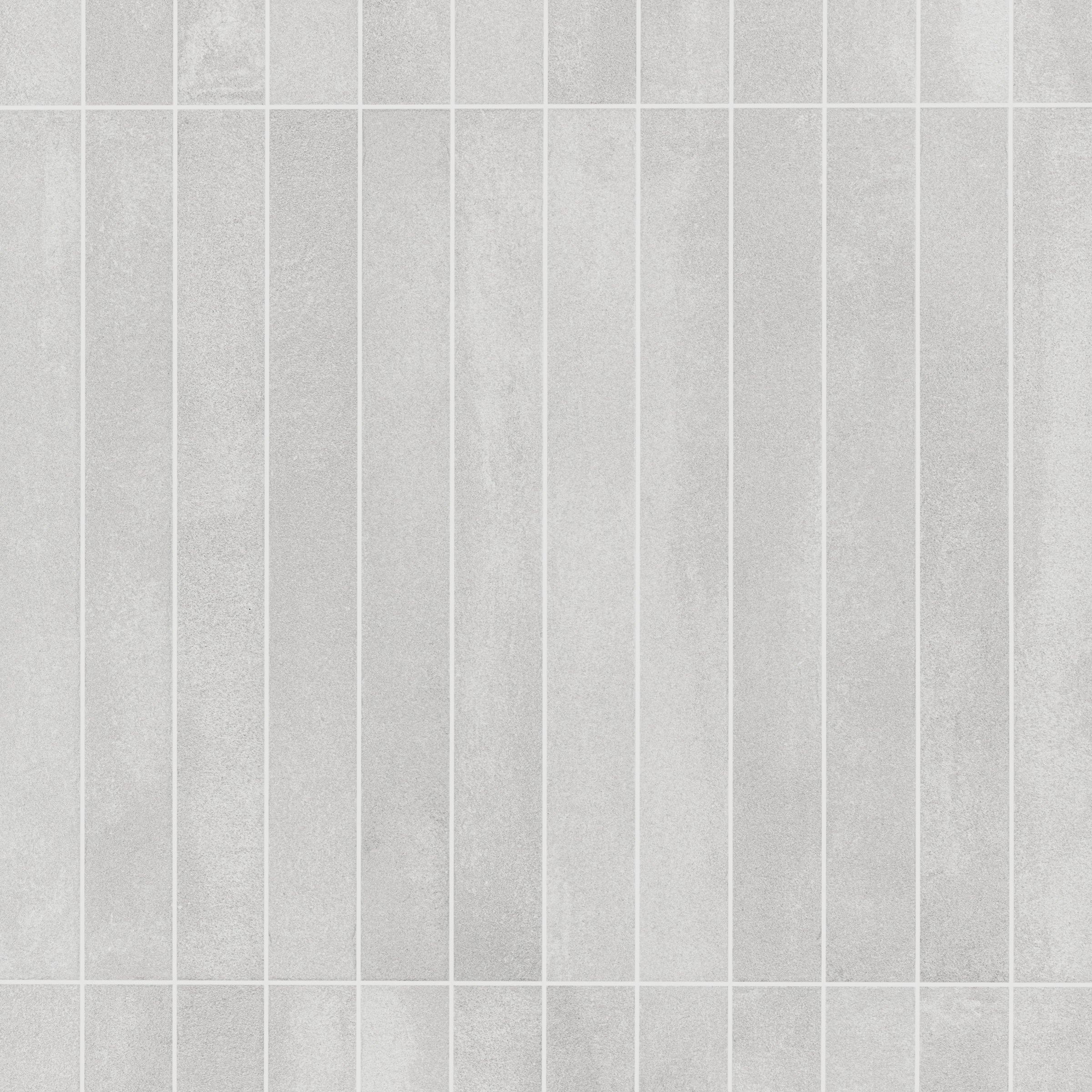 Fog Matte Porcelain Tile in muted gray tones with raw cement texture from Small Format Tiles and Linea Porcelain Tiles collections