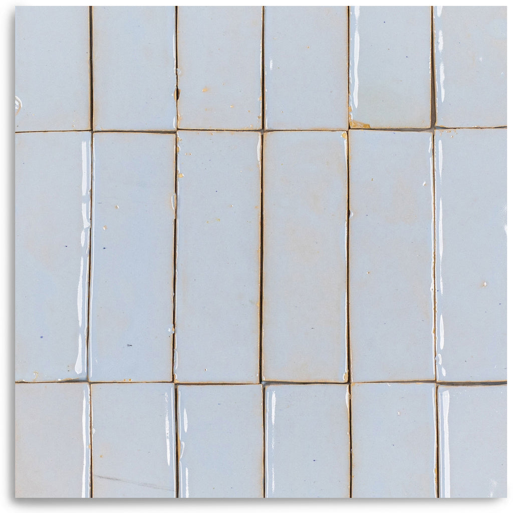Glacier Glazed Zellige Plinth – Reno Source