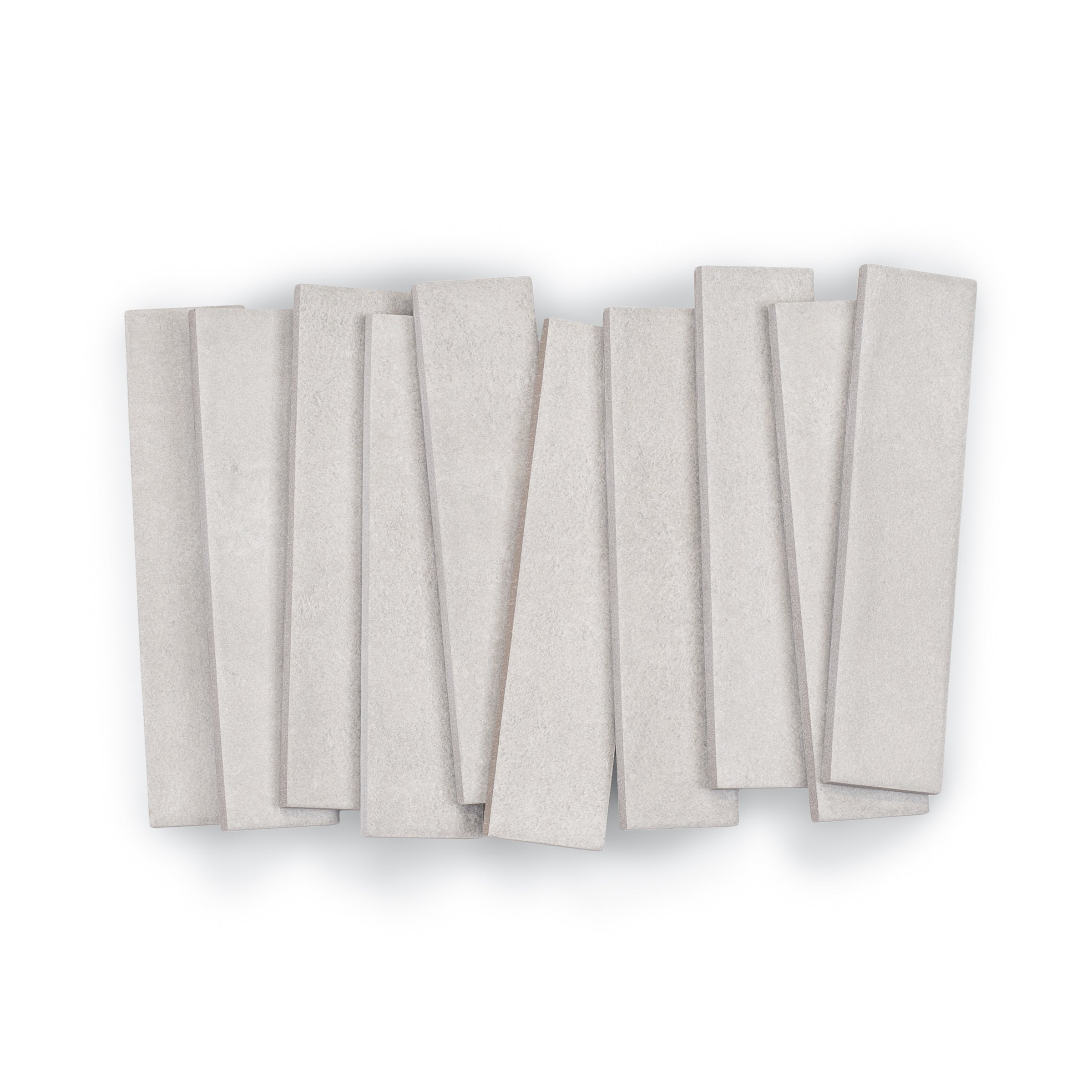 Greige Porcelain Tile in warm beige, white, and gray tones from Gaia Porcelain Tile and Small Format Tiles collections