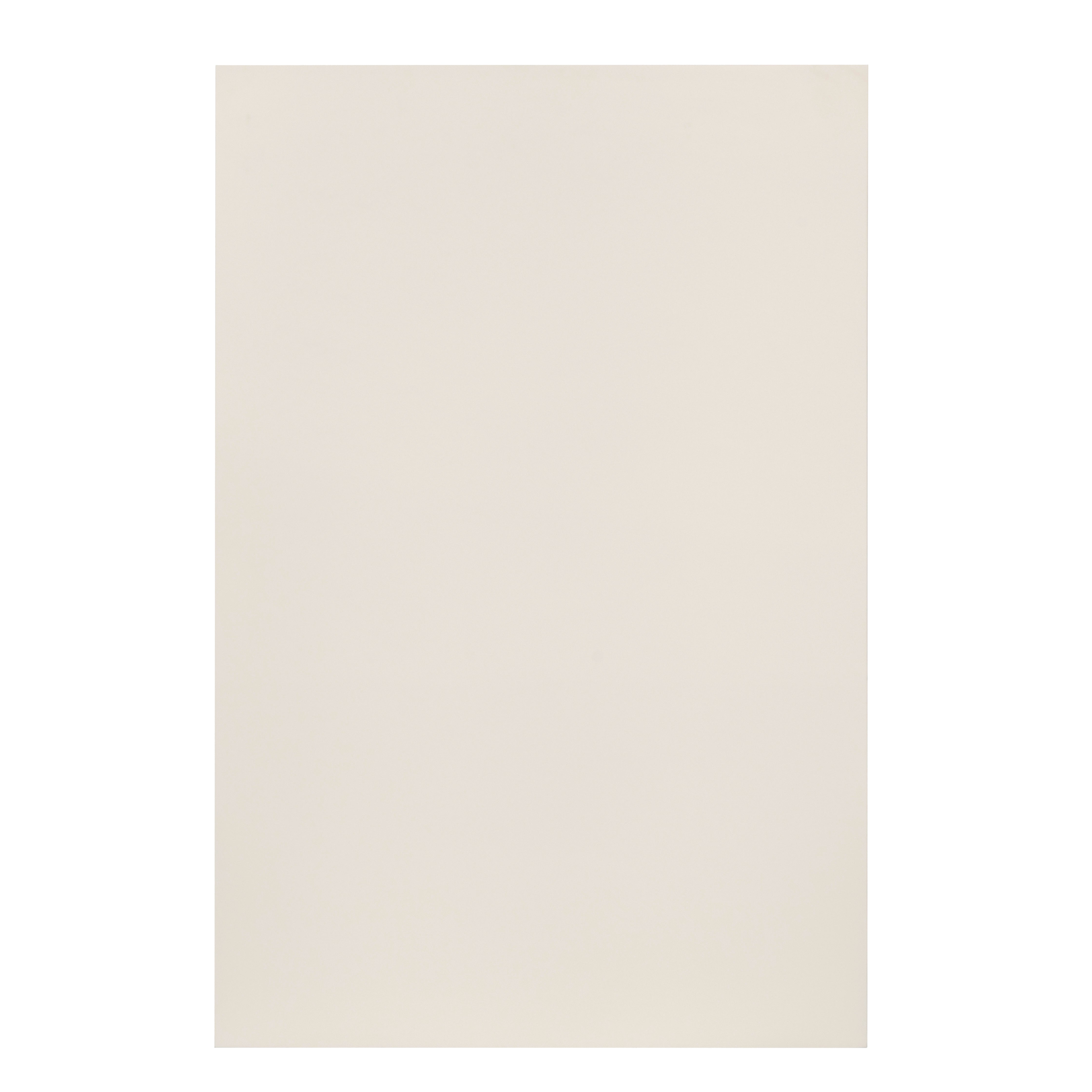 Smooth light beige large format tile with a matte finish and a minimalist contemporary style design