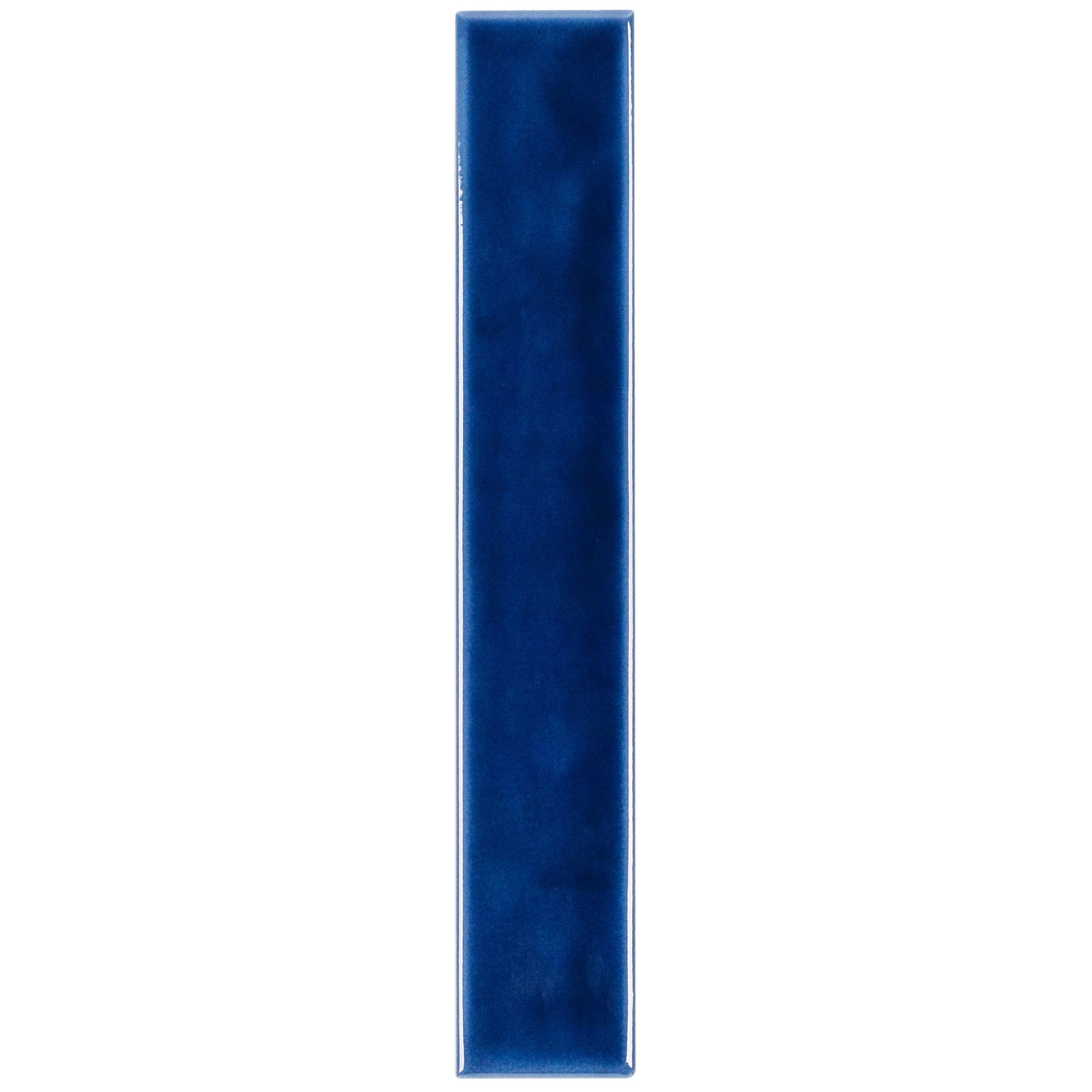 Indigo 2x12 Marlowe Glossy Ceramic Tile Sample from Ceramic collection, globally sourced with honest pricing by Reno Source