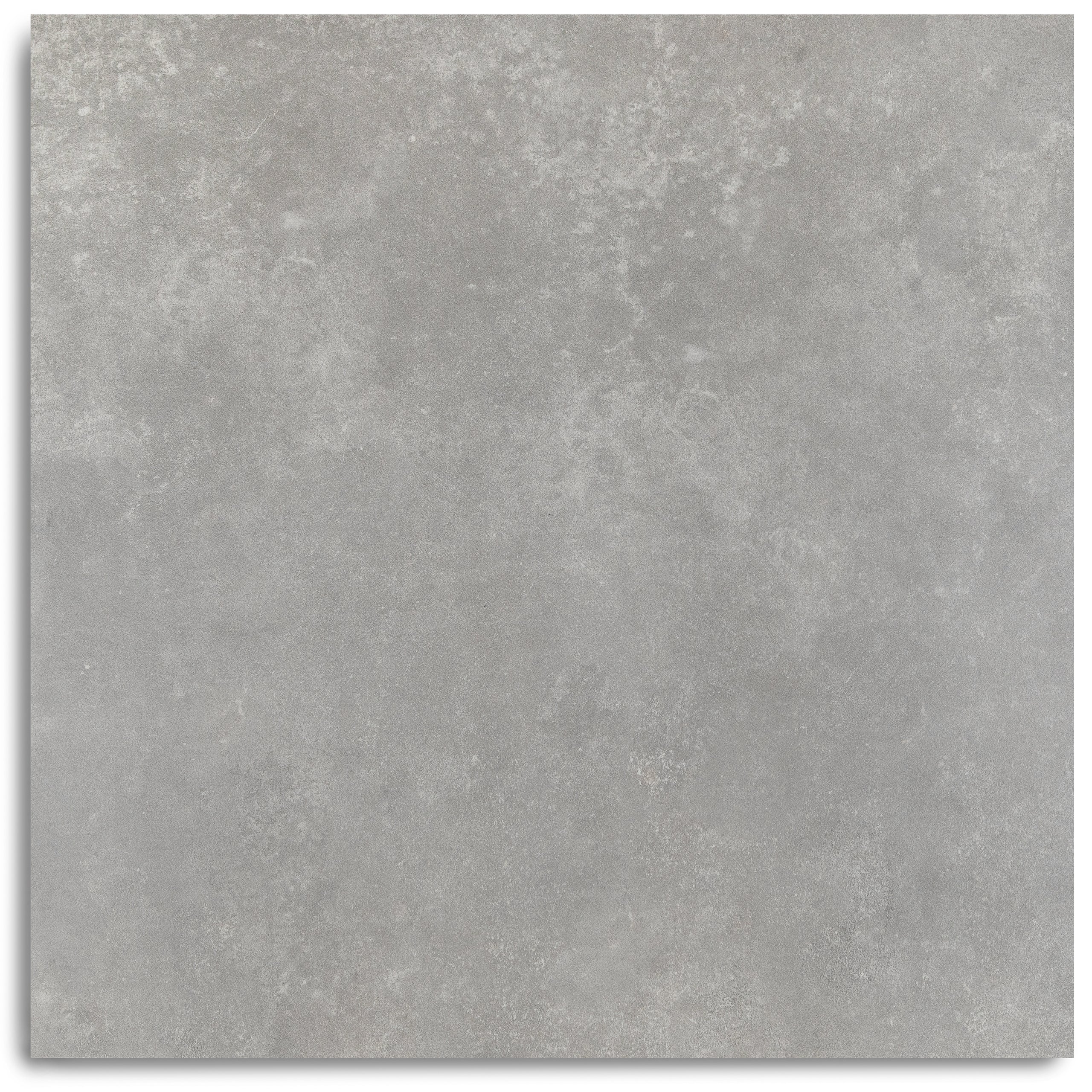 Ash Cement Look Matte Porcelain Tile in gray tones featuring subtle veining from Large Format Tiles Cement Editions Porcelain Tile collection