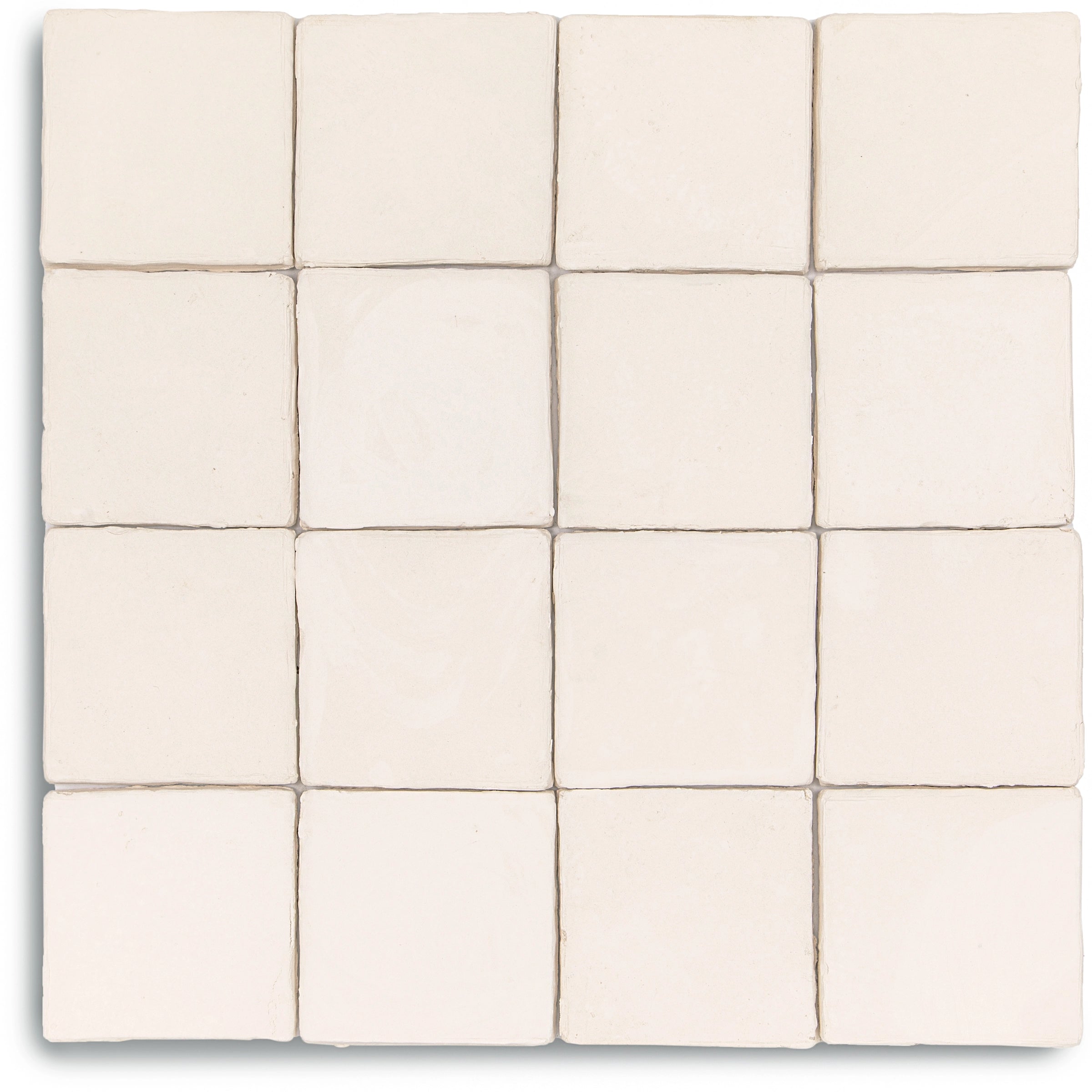 Argilla Terracotta Tile in soft ivory tone, handcrafted small format terracotta tiles from New Arrivals collection by Reno Source