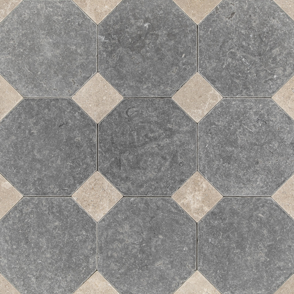 Tumbled Limestone Octagon Tiles – Reno Source