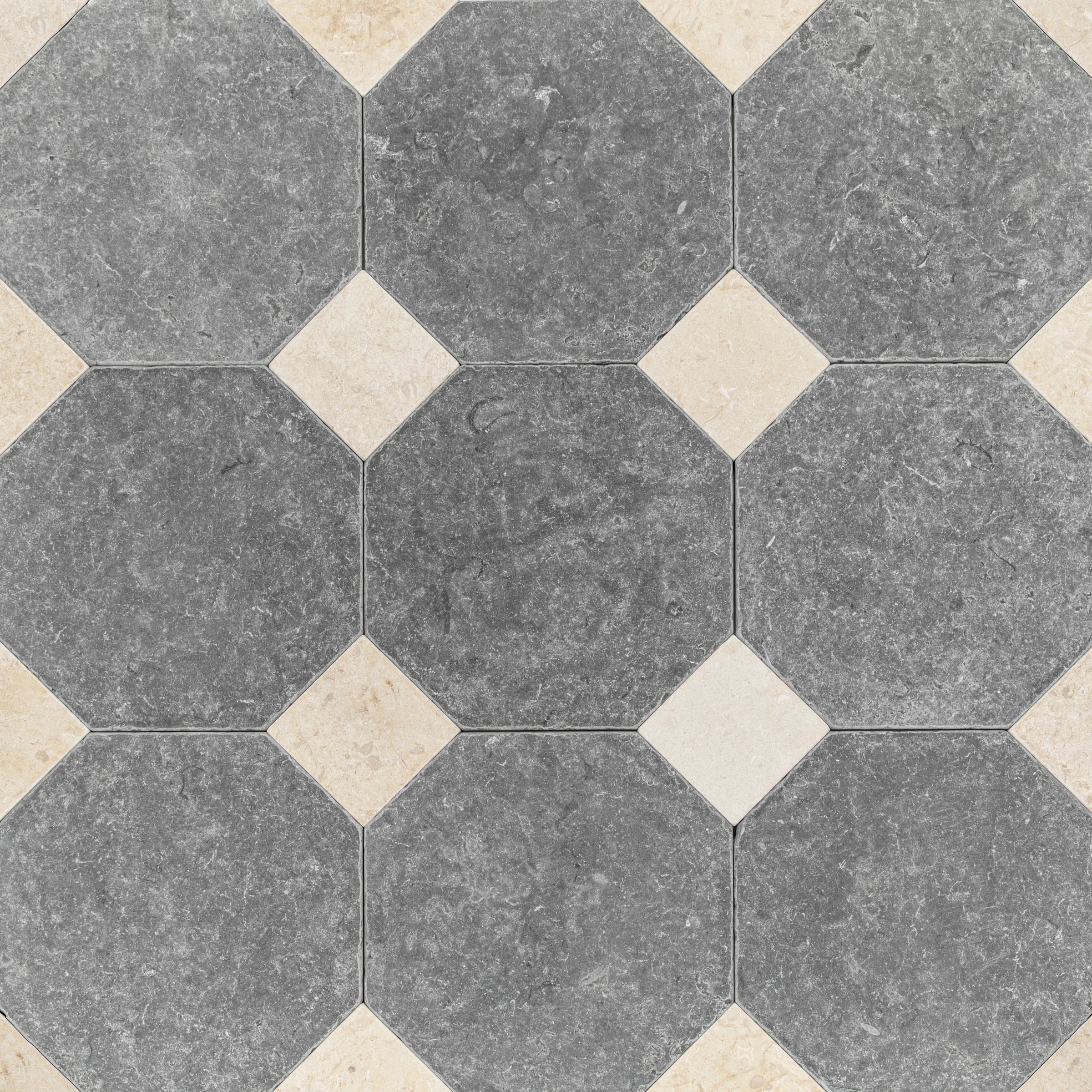 Tumbled Limestone Octagon Tiles