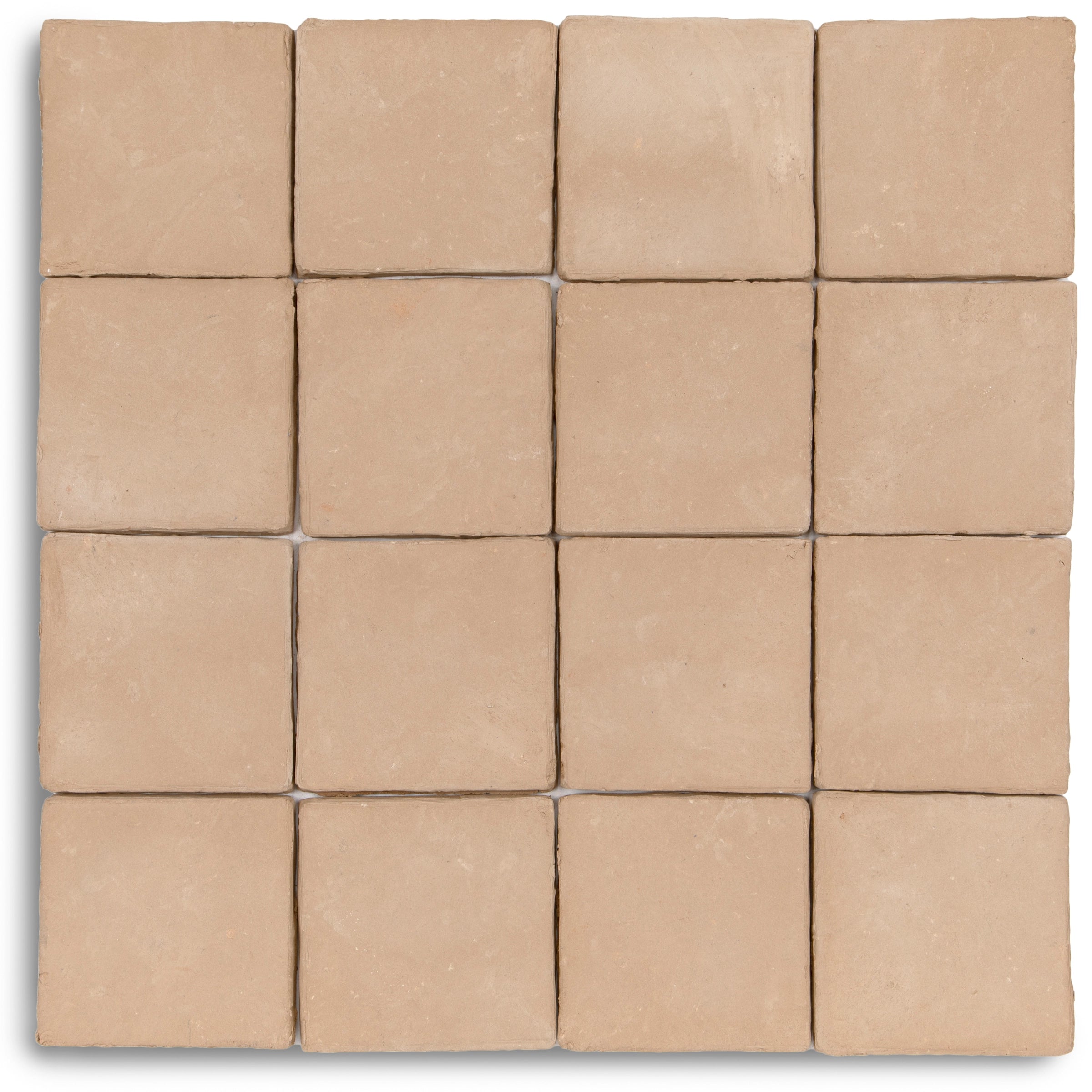 Argilla Terracotta Tile in warm mushroom tone, handcrafted terracotta from Small Format Tiles New Arrivals by Reno Source