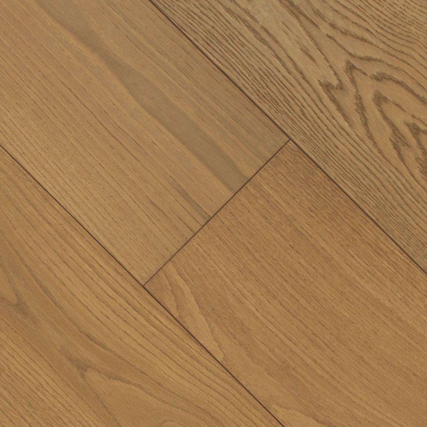 No. 16 Engineered Wood Flooring in warm amber tones with matte wire brush finish from Engineered Wood Flooring (only) collection