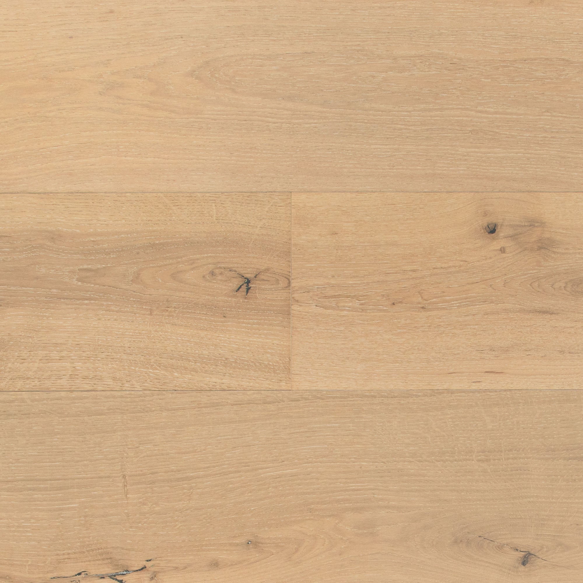 No. 24 Engineered Wood Flooring in soft gold and beige tones with white oak and matte wire brush finish from Engineered Hardwood Flooring (& trims) collection