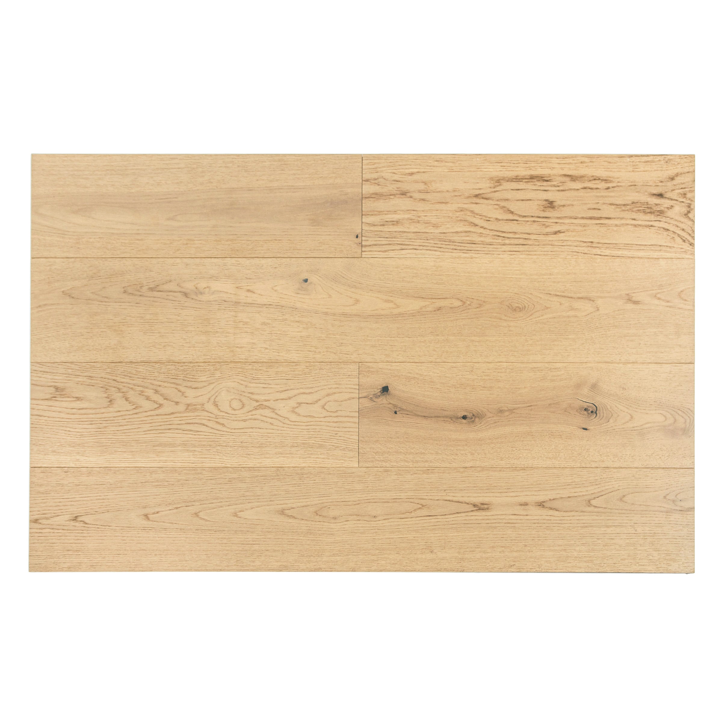 No. 10 Engineered Wood Flooring in amber brown European white oak with natural knots and matte wire brush finish from Engineered Wood Flooring only collection