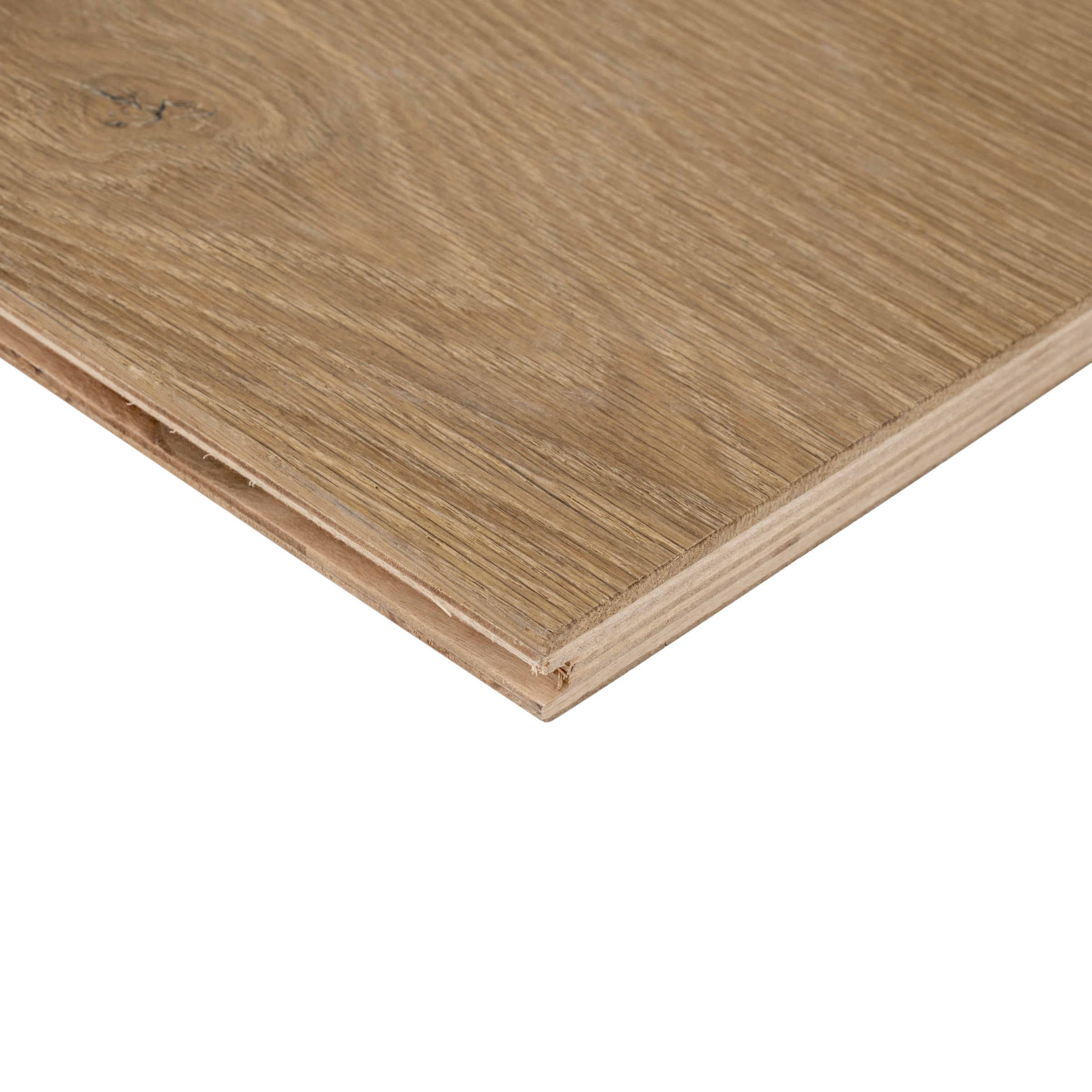No. 14 Engineered Wood Flooring Sample showcasing natural oak texture from the SAMPLES ONLY collection, globally sourced.