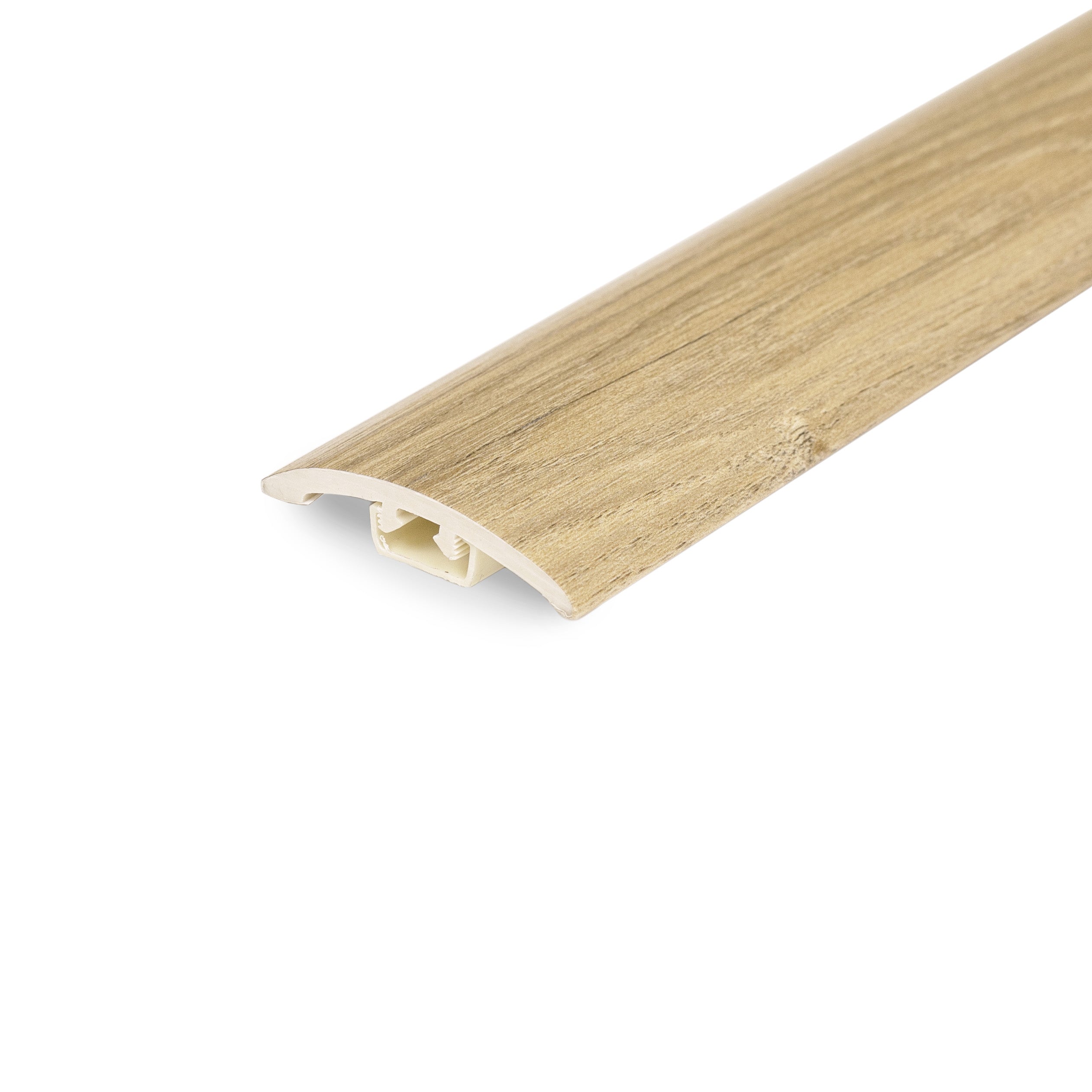 No. 5 3-In-1 Vinyl Trim in beige vinyl for Flooring (ALL), Trims, New Arrivals, GREY, Floor (New), and Floor (Best Seller) collections